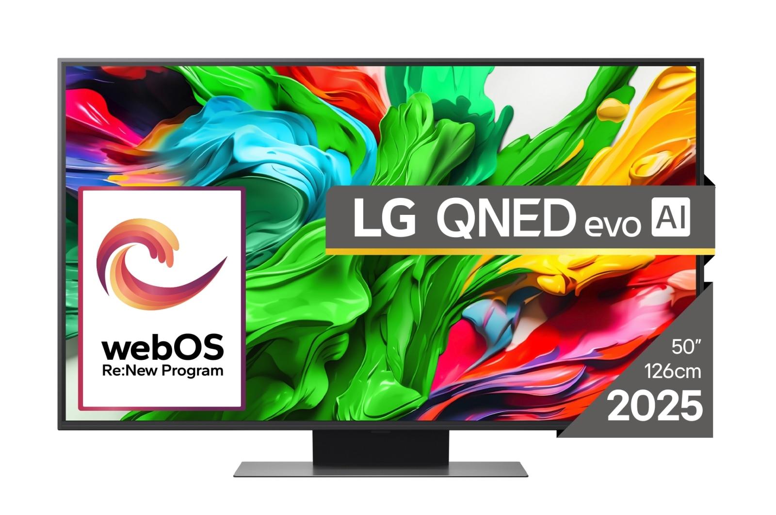 TV Set LG 50" 4K/Smart 3840x2160 Wireless LAN Bluetooth webOS Black 50QNED86A3C - Image 3