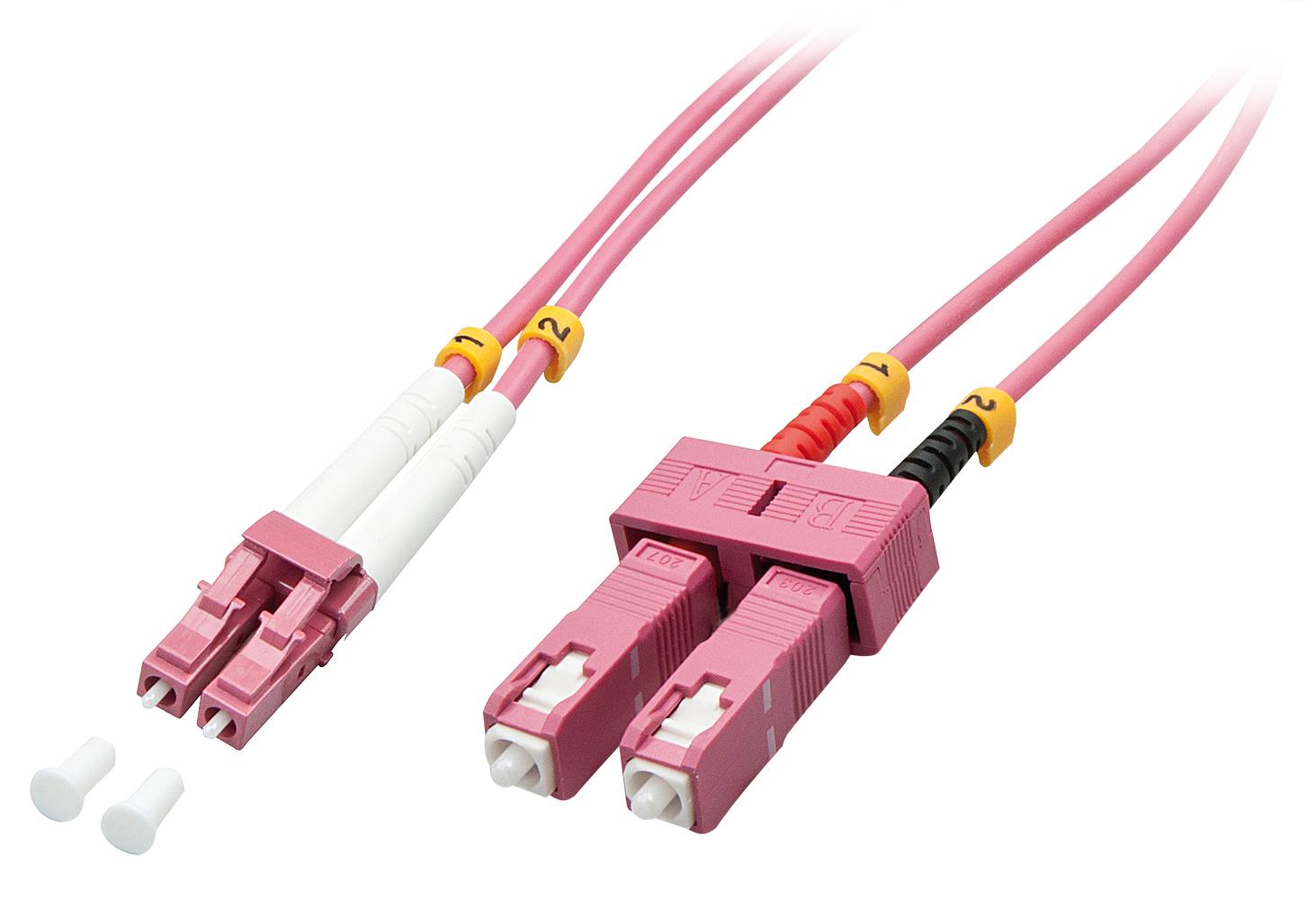 CABLE FIBRE OPTIC LC/SC OM4/2M 46361 LINDY - Image 3