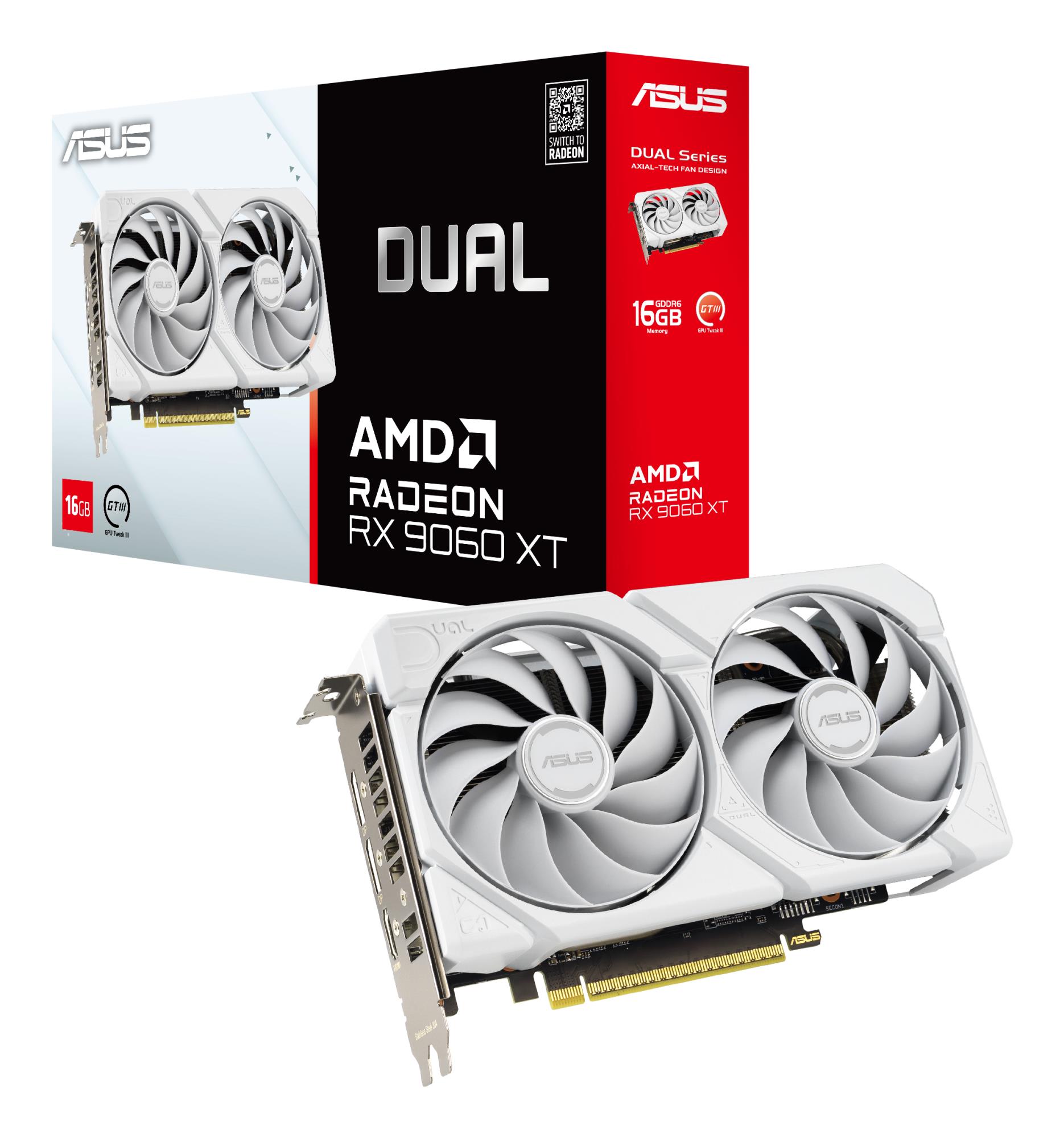 Graphics Card ASUS AMD Radeon RX 9060 XT 16 GB GDDR6 PCI Express 5.0 Active DUAL-RX9060XT-16G-WH - Image 15