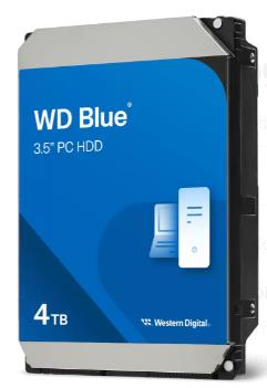 HDD WESTERN DIGITAL Blue 4 TB Serial ATA III Buffer 128 MB 5400 RPM 3.5 " WD40EZZX - Image 3