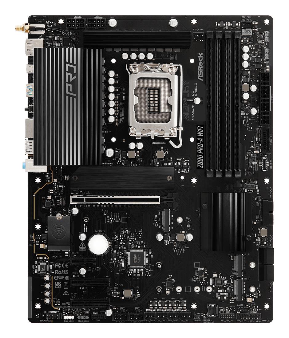Mainboard ASROCK Intel Z890 LGA1851 ATX Memory DDR5 Memory slots 4 Z890PRO-AWIFI - Image 3
