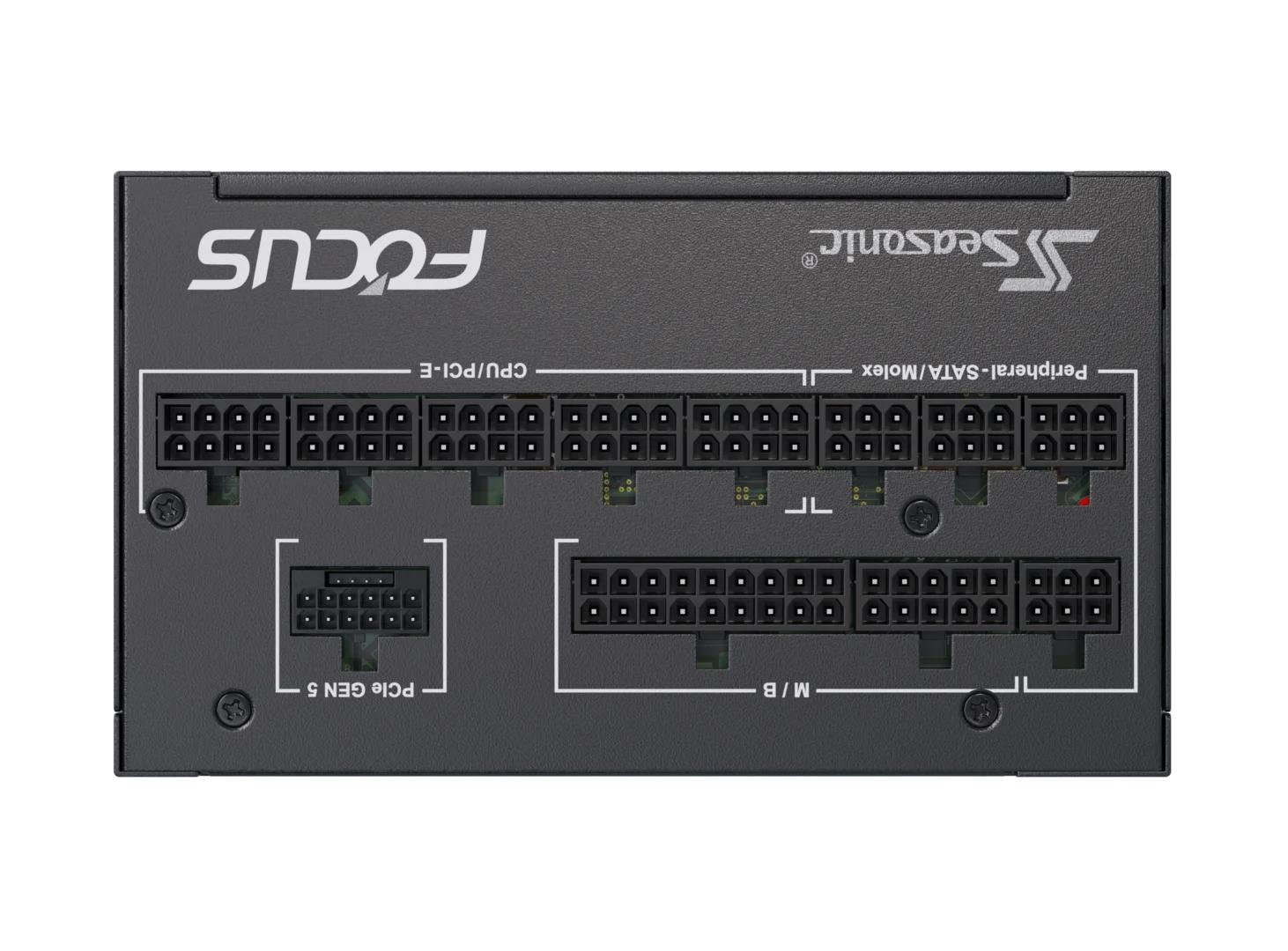 Power Supply SEASONIC FOCUS GX ATX 3.0 1000 Watts Efficiency 80 PLUS GOLD MTBF 100000 hours FOCUS-GX-1000-V4 - Image 3