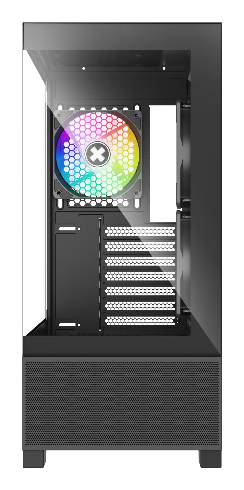 Case XILENCE XG172 MidiTower Case product features Fan control panel/Transparent panel Not included Colour Black XG172 - Image 16