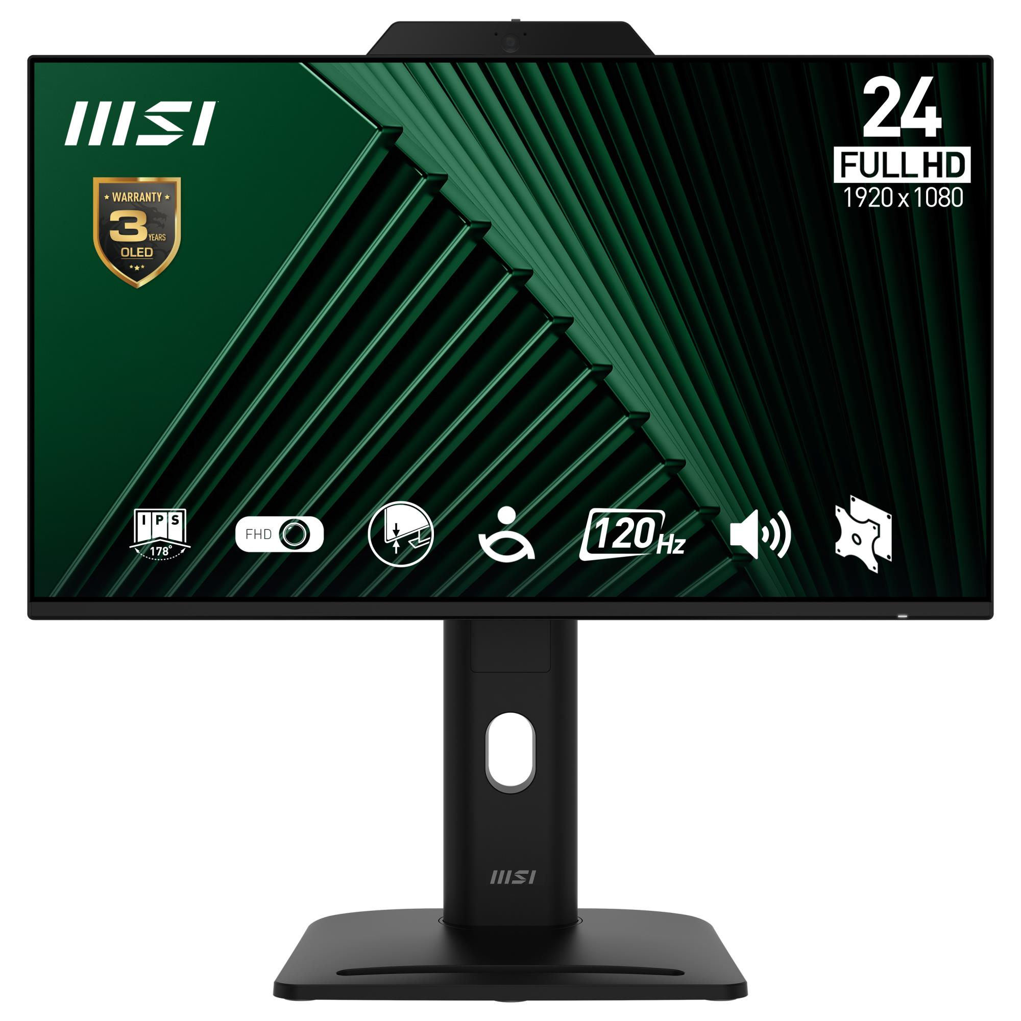 LCD Monitor MSI PRO MP242PMG 23.8" Business Panel IPS 1920x1080 16:9 120 Hz 1 ms Speakers PROMP242PMG - Image 4