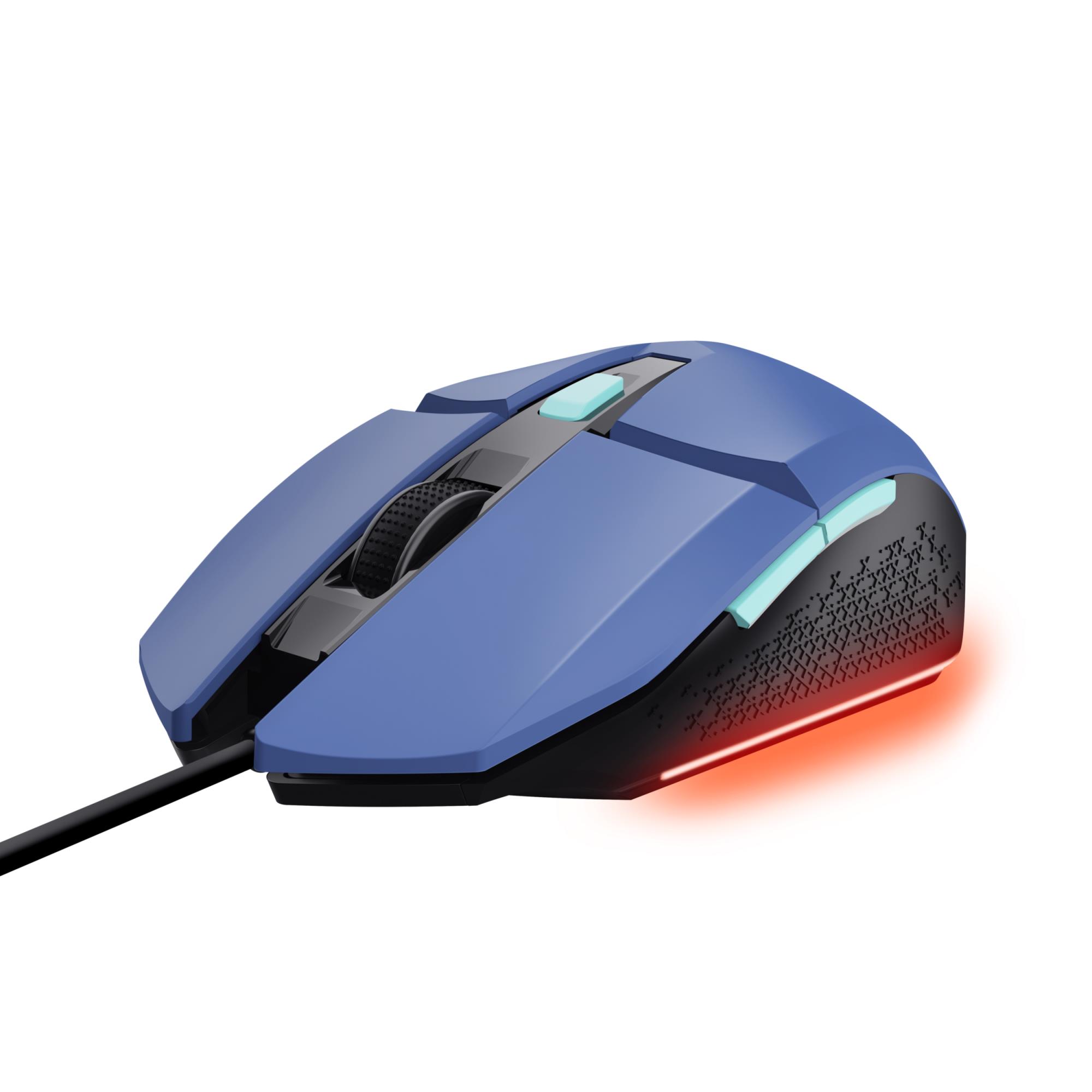 MOUSE USB OPTICAL BLUE/GXT109B FELOX 25067 TRUST - Image 7