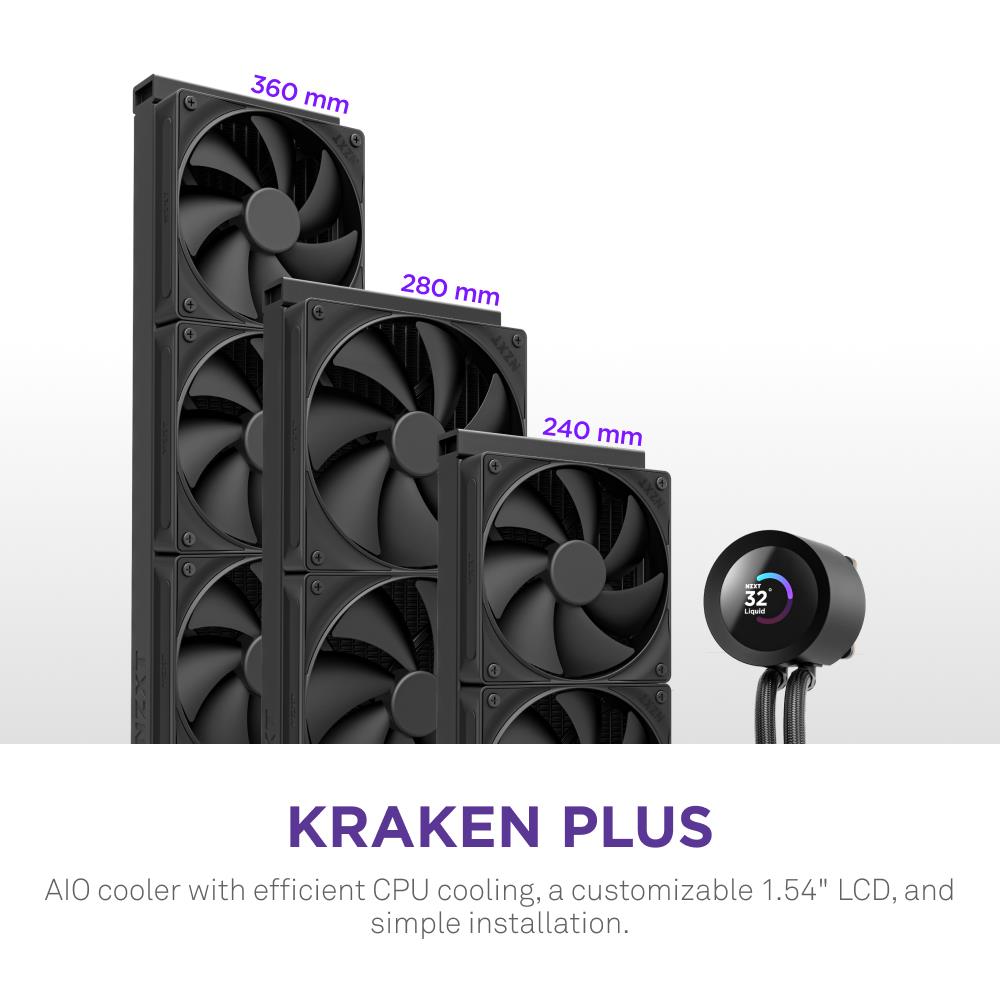 CPU COOLER MULTI SOCKET/KRAKEN PLUS 280 V2 NZXT - Image 2