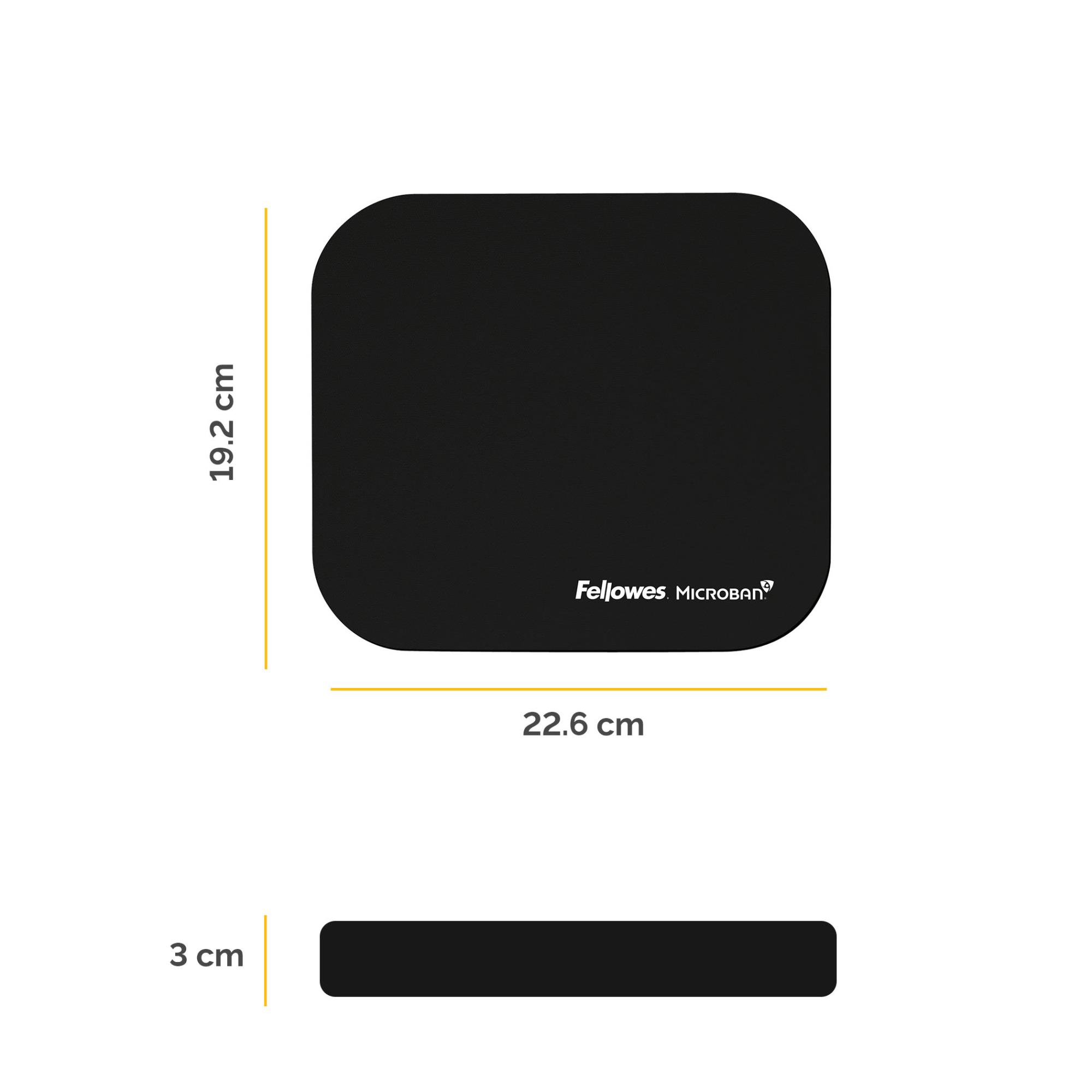 MOUSE PAD MICROBAN/BLACK 5933907 FELLOWES - Image 3