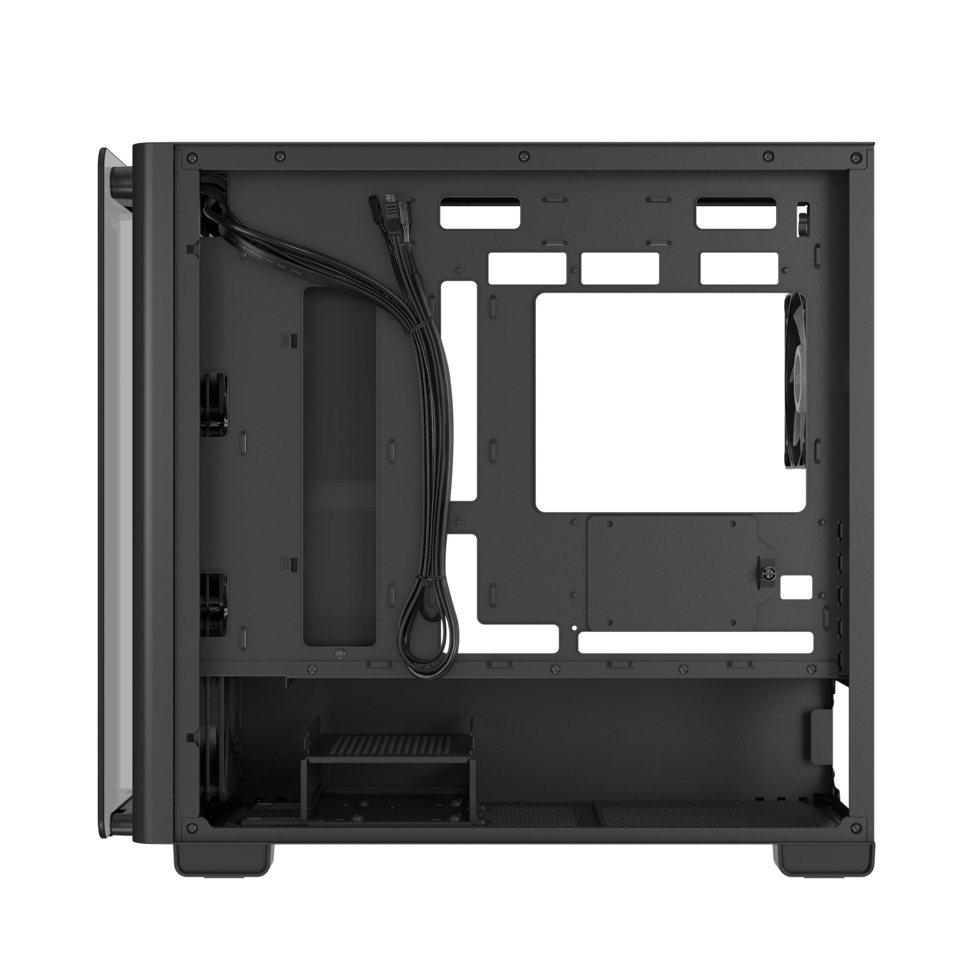 Case ASUS A23 PLUS MidiTower Case product features Transparent panel MicroATX MiniITX Colour Black A23PLUSTG/ARGBBLACK - Image 4