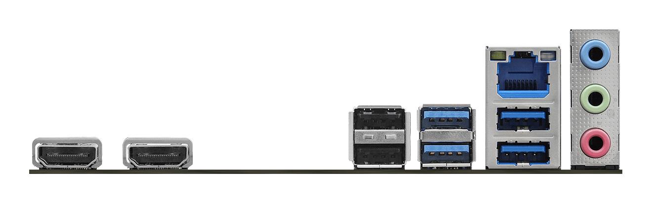 Mainboard ASROCK Intel B760 Express LGA1700 Micro-ATX Memory DDR5 Memory slots 2 2xPCI-Express 3.0 1x 1xPCI-Express 4.0 16x 3xM.2 2xHDMI 2xUSB 2.0 4xUSB 3.2 1xRJ45 3xAudio port B760M-H2/M.2 - Image 10