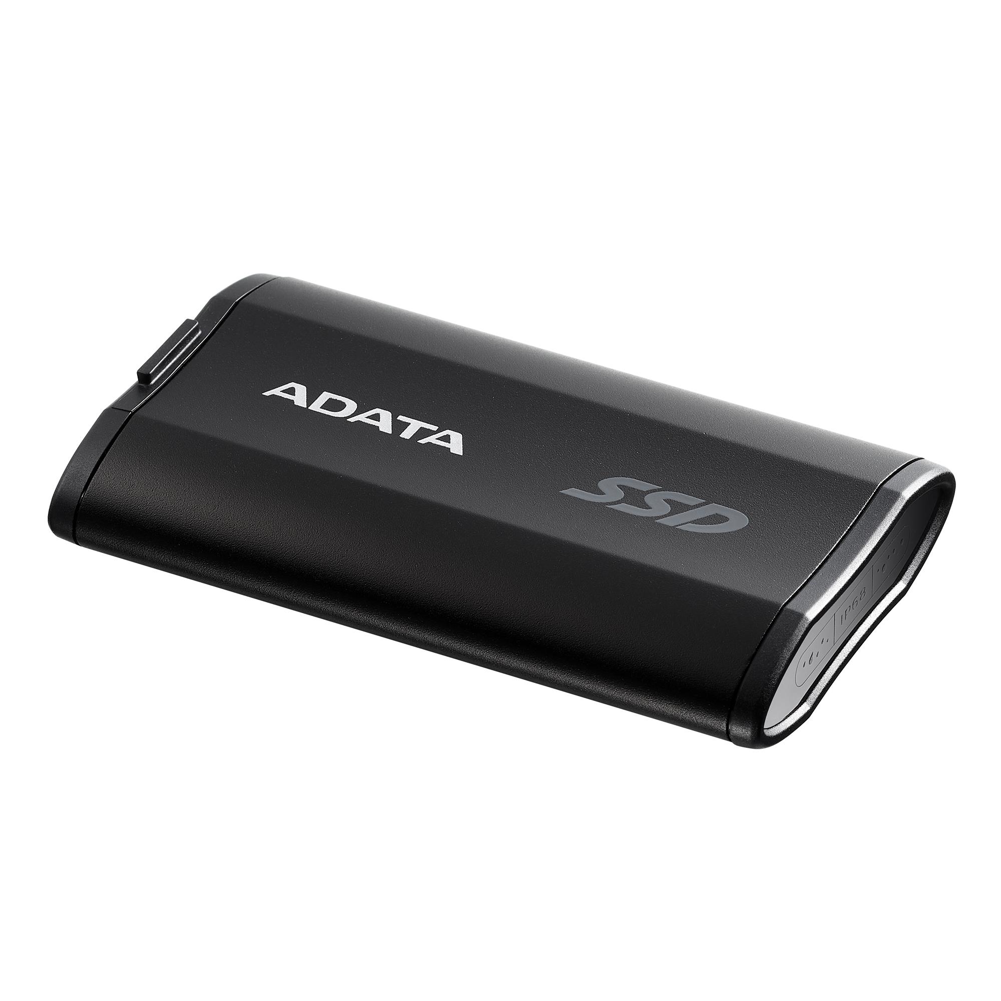 External SSD ADATA SD810 2TB USB-C Write speed 2000 MBytes/sec Read speed 2000 MBytes/sec SD810-2000G-CBK - Image 4