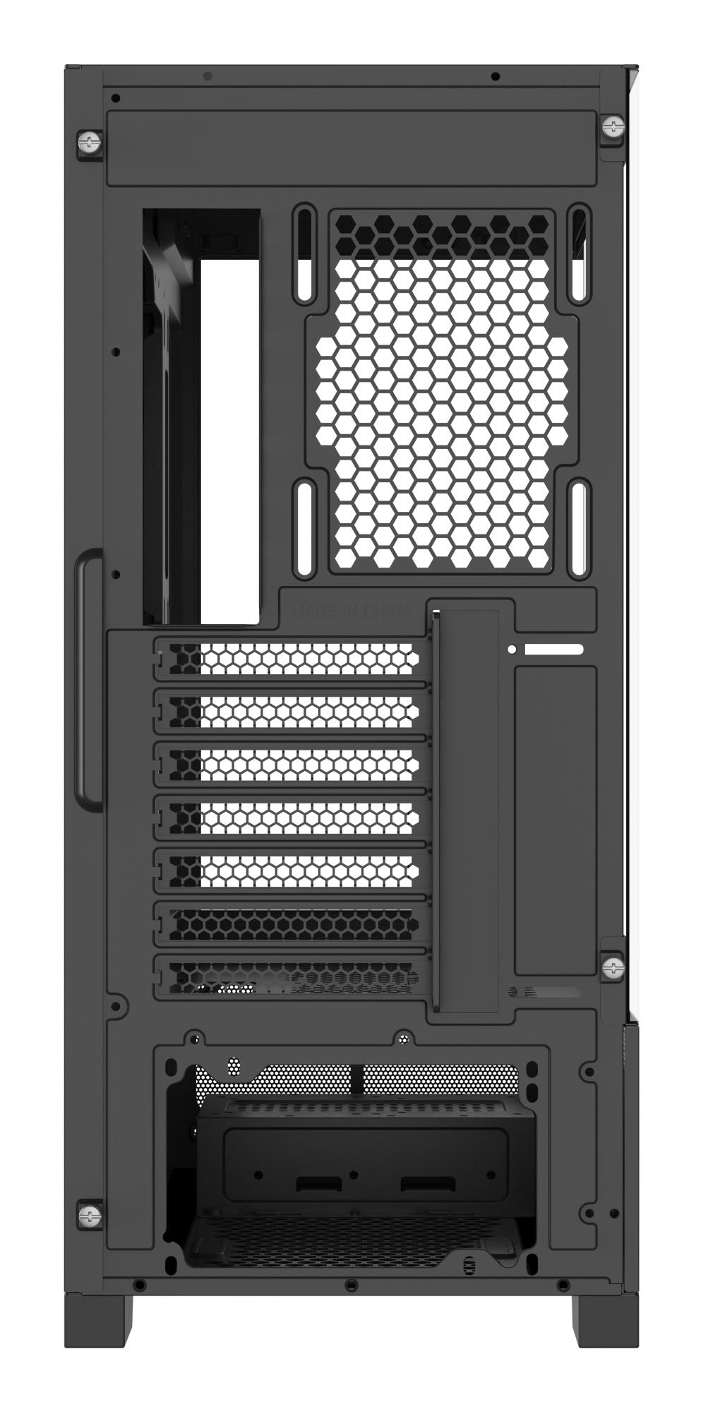 Case XILENCE XG172 MidiTower Case product features Fan control panel/Transparent panel Not included Colour Black XG172 - Image 26