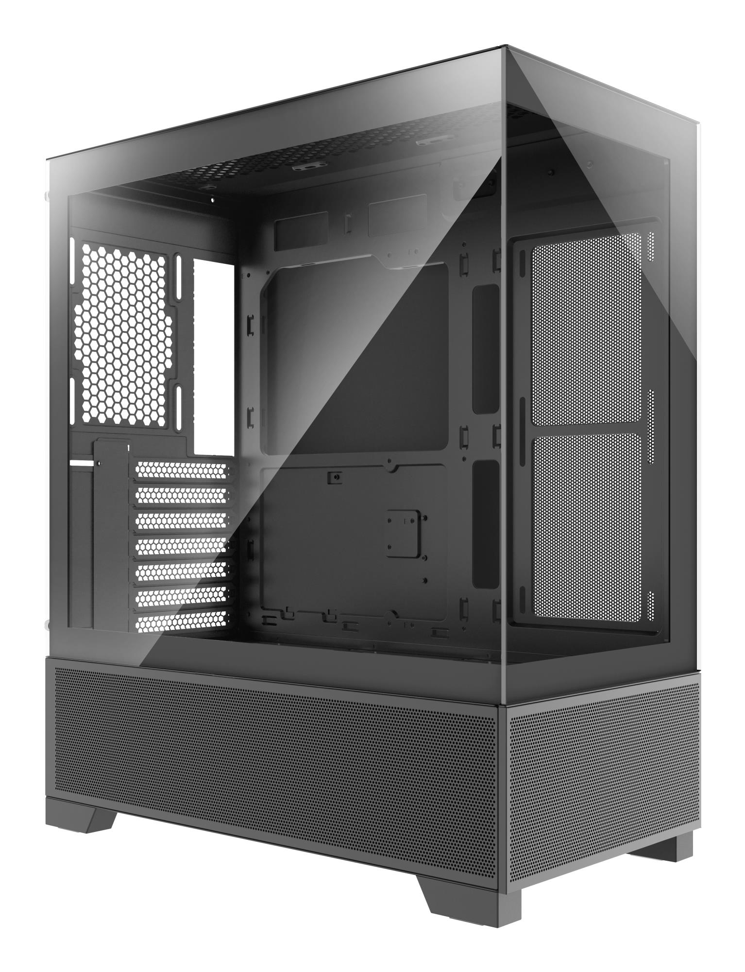 Case XILENCE XG172 MidiTower Case product features Fan control panel/Transparent panel Not included Colour Black XG172 - Image 24