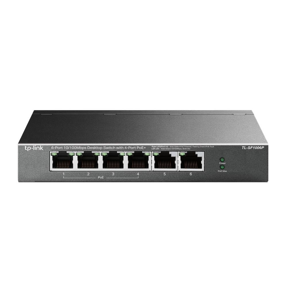 Switch TP-LINK TL-SF1006P Desktop/pedestal 6x10Base-T / 100Base-TX PoE+ ports 4 TL-SF1006P - Image 8