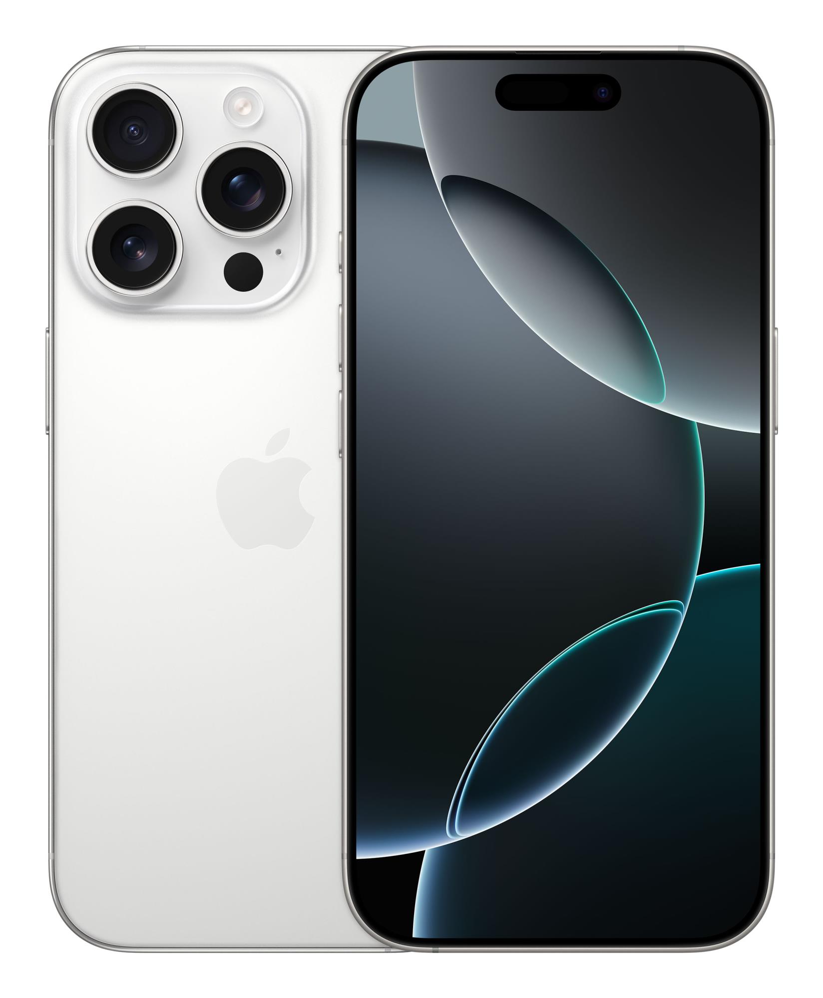 MOBILE PHONE IPHONE 16 PRO/128GB WHITE TITAN MYNE3 APPLE - Image 2