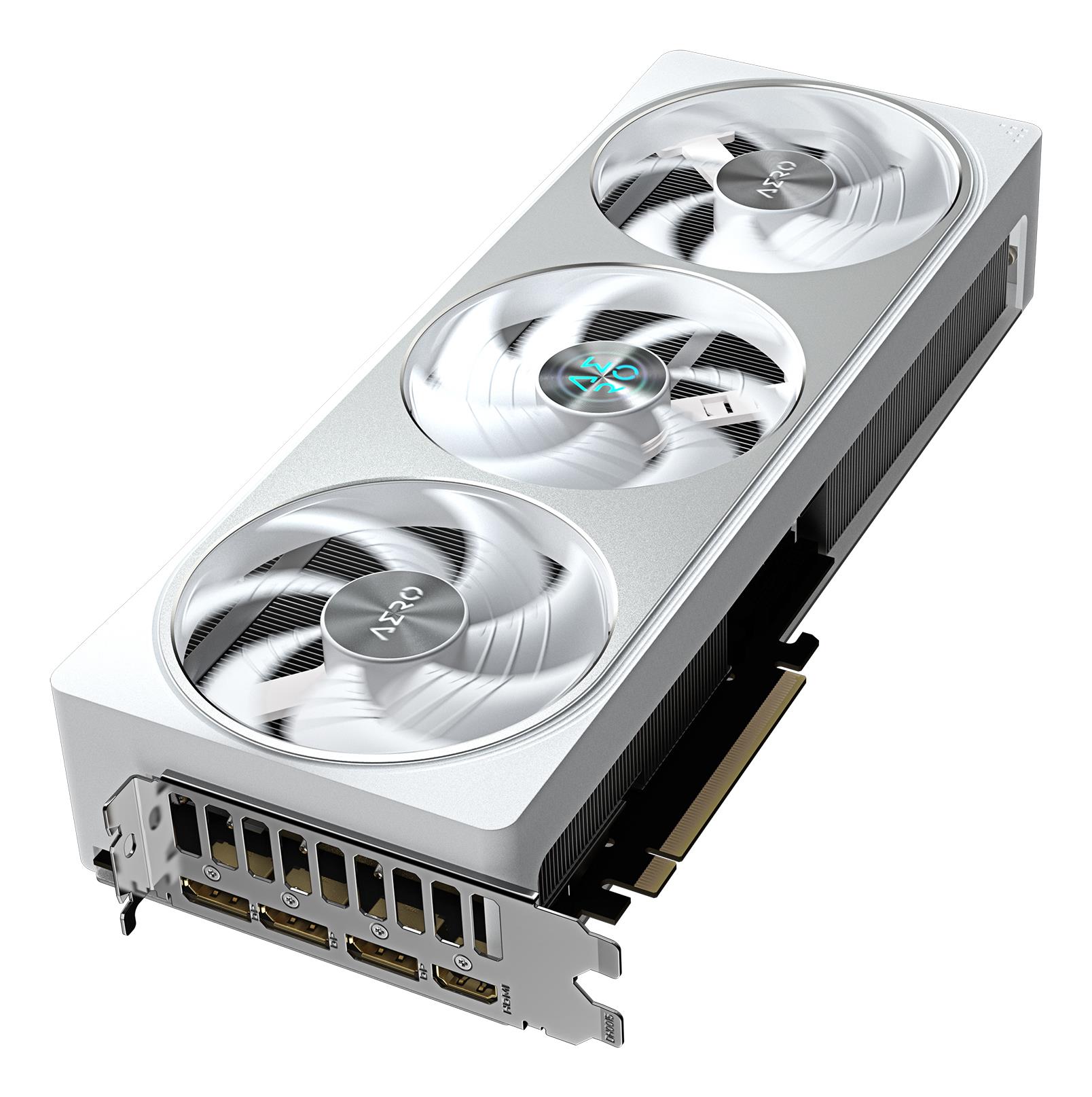 Graphics Card GIGABYTE NVIDIA GeForce RTX 5070 12 GB GDDR7 192 bit PCIE 5.0 16x GPU 2625 MHz Triple slot Fansink 1xHDMI 3xDisplayPort GV-N5070AEROOC-12GD - Image 4