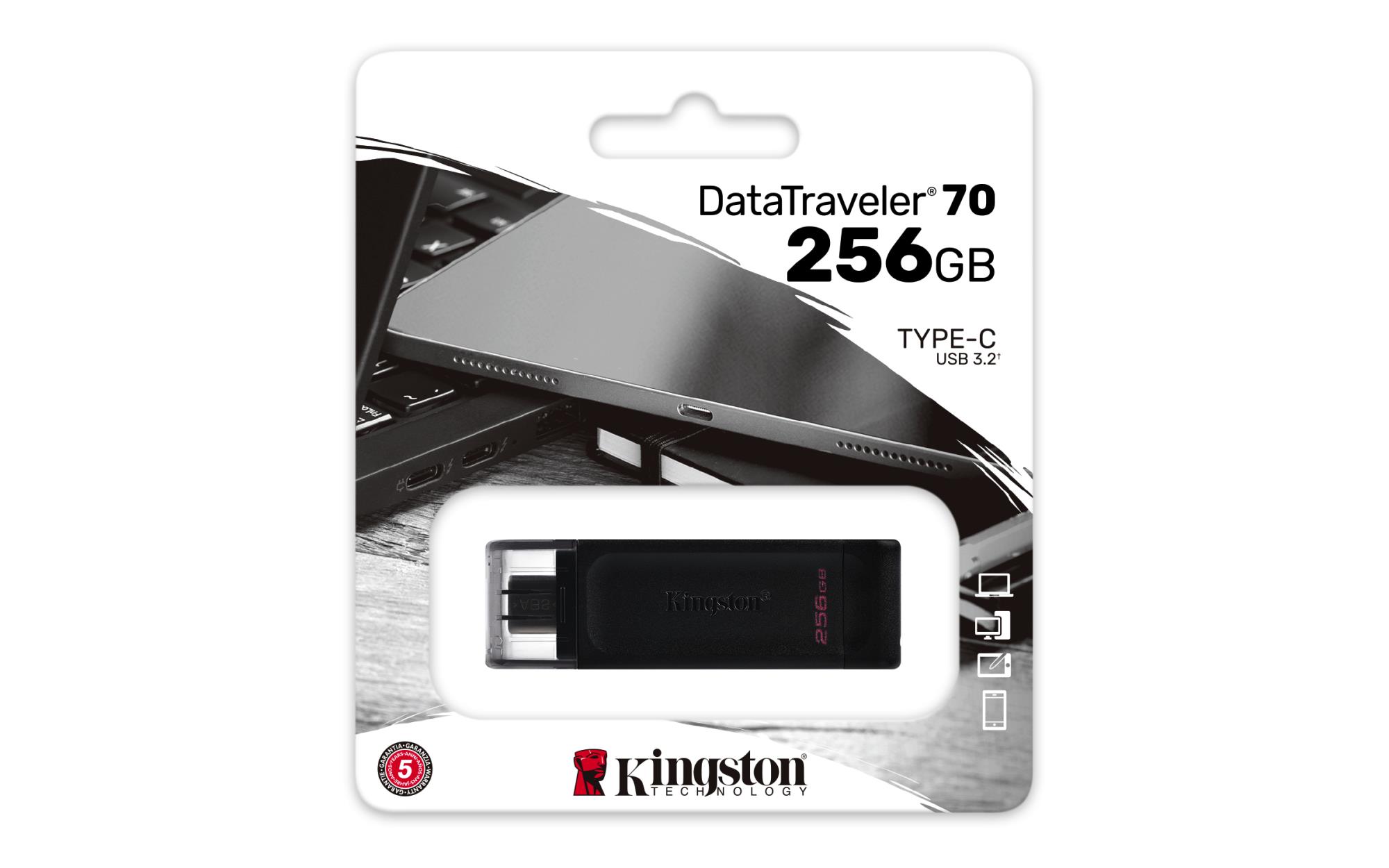 MEMORY DRIVE FLASH USB-C 256GB/DT70/256GB KINGSTON - Image 7
