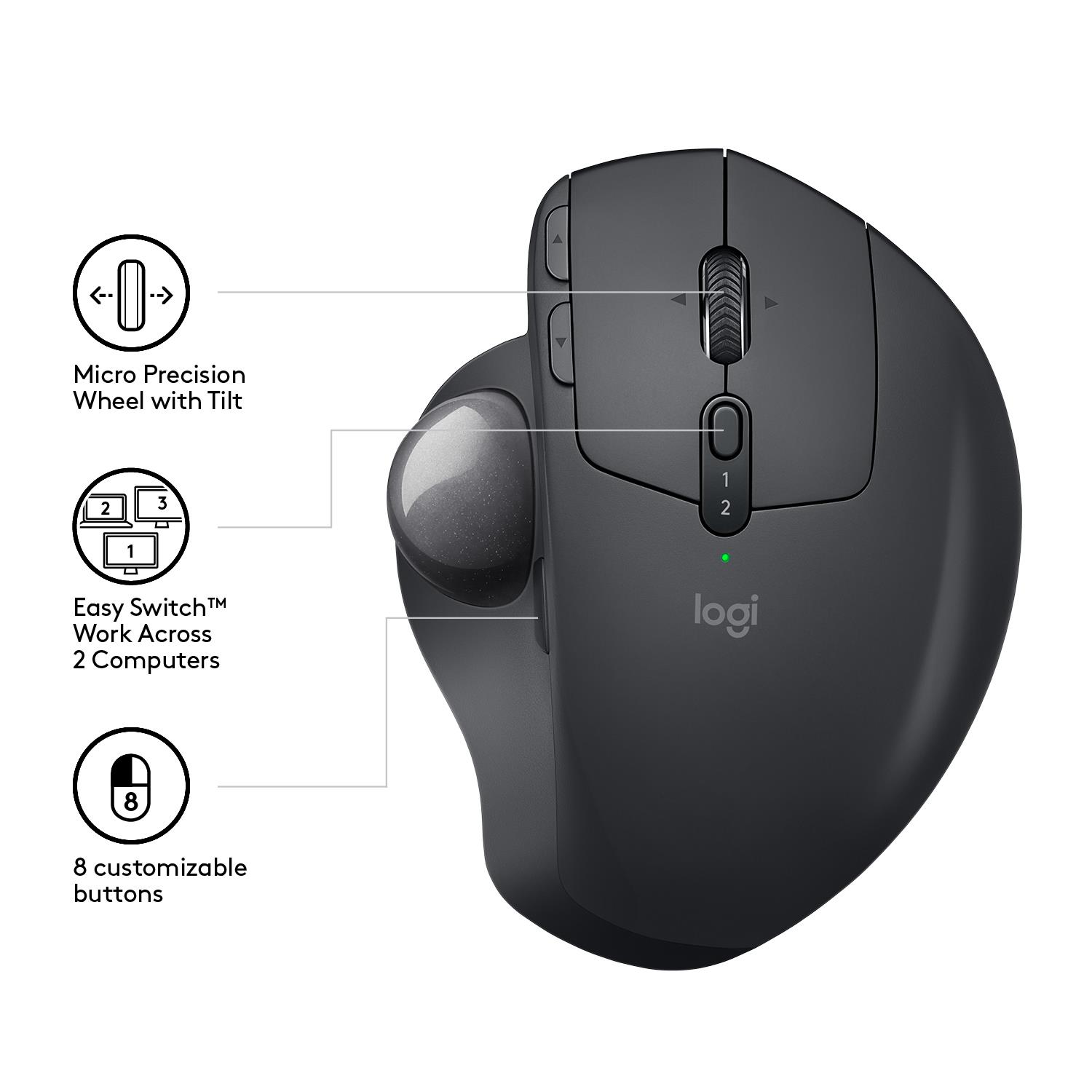 MOUSE USB OPTICAL WRL MX ERGO/910-005179 LOGITECH - Image 11