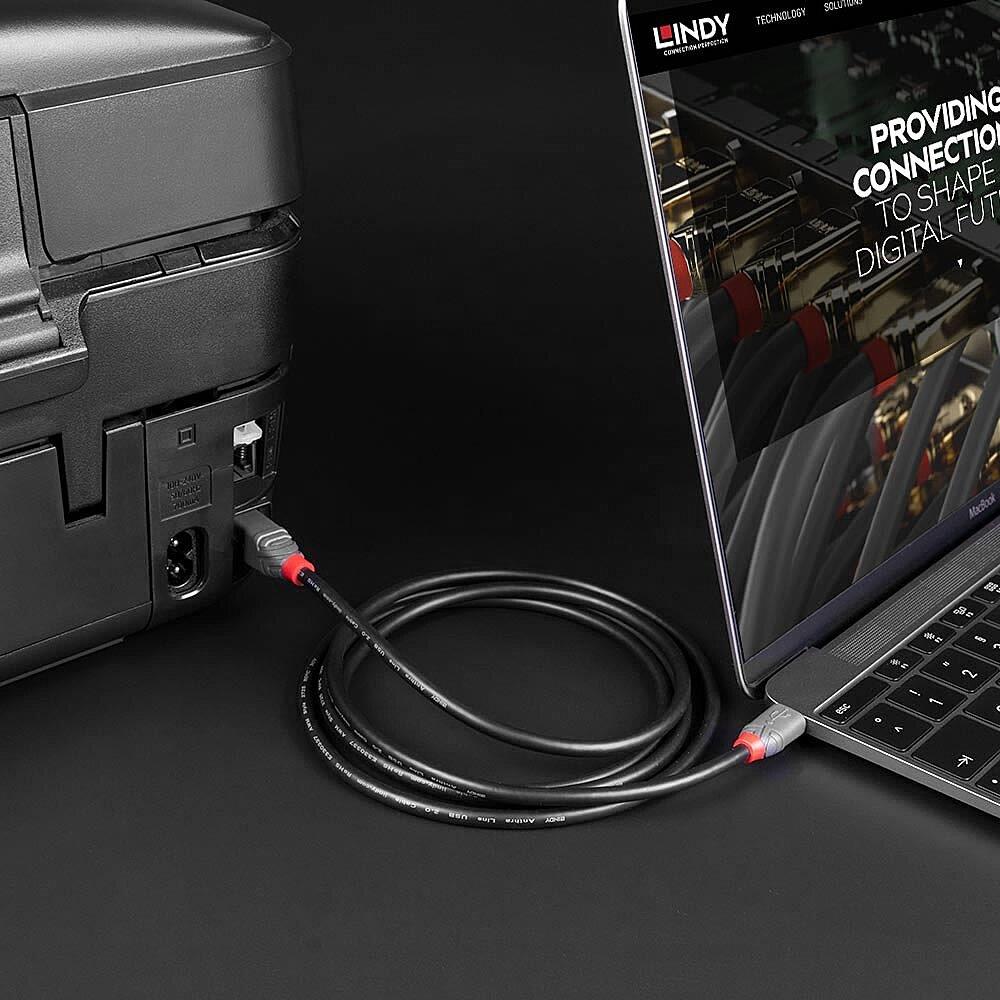 CABLE USB2 C-B 1M/ANTHRA 36941 LINDY - Image 8