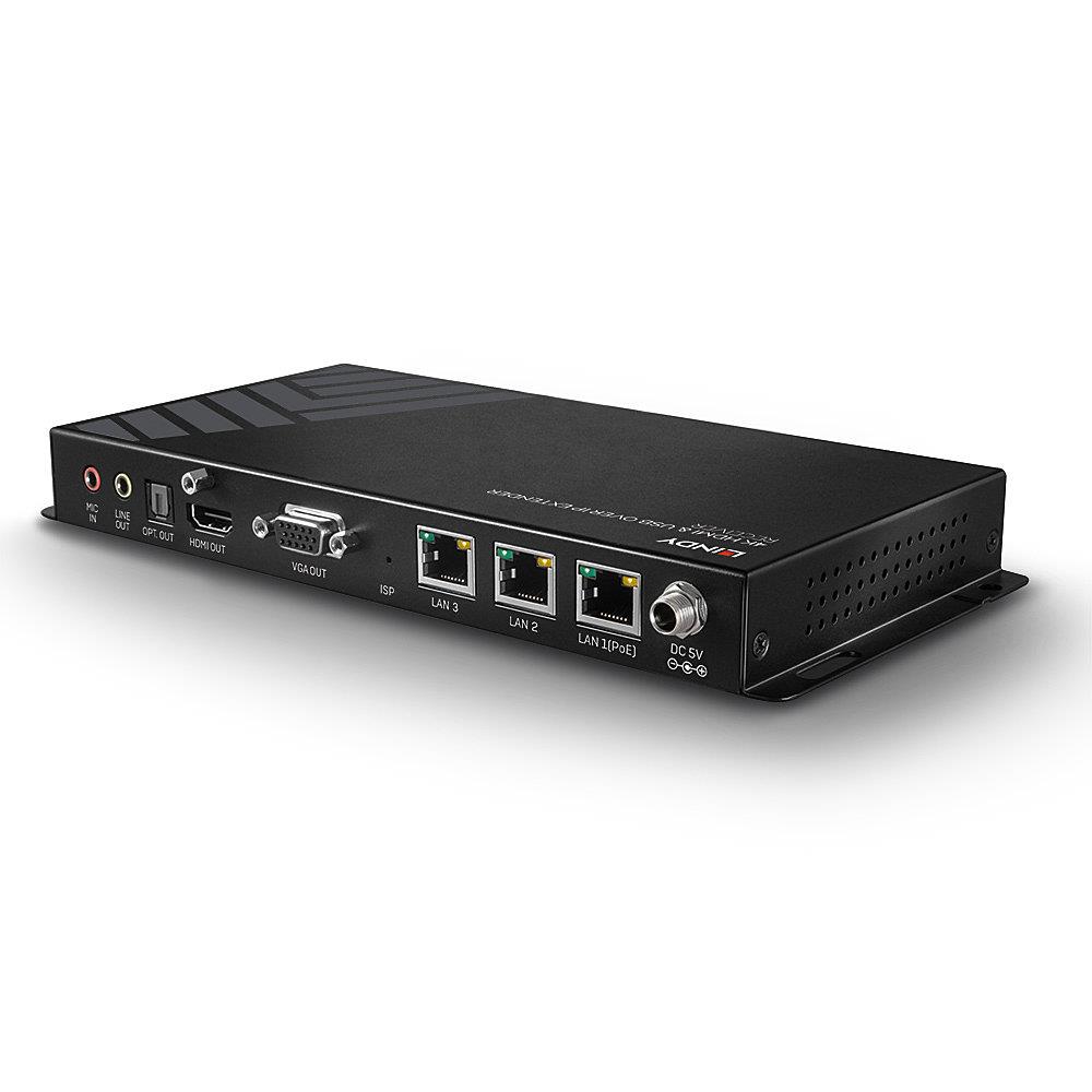 I/O EXTENDER HDMI&USB OVER IP/RECEIVER 38267 LINDY - Image 2