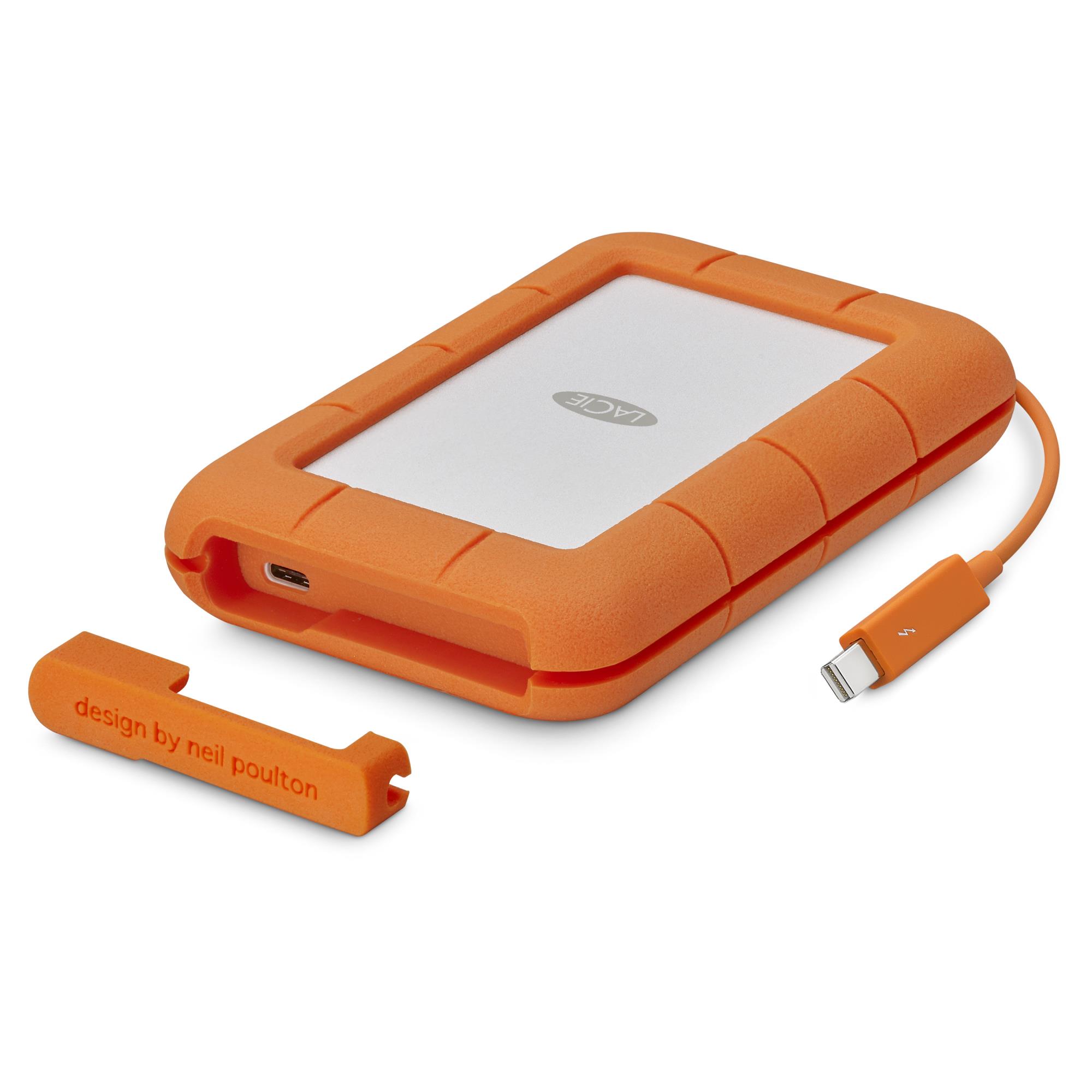 External HDD LACIE 5TB USB-C Colour Orange STFR5000800 - Image 4