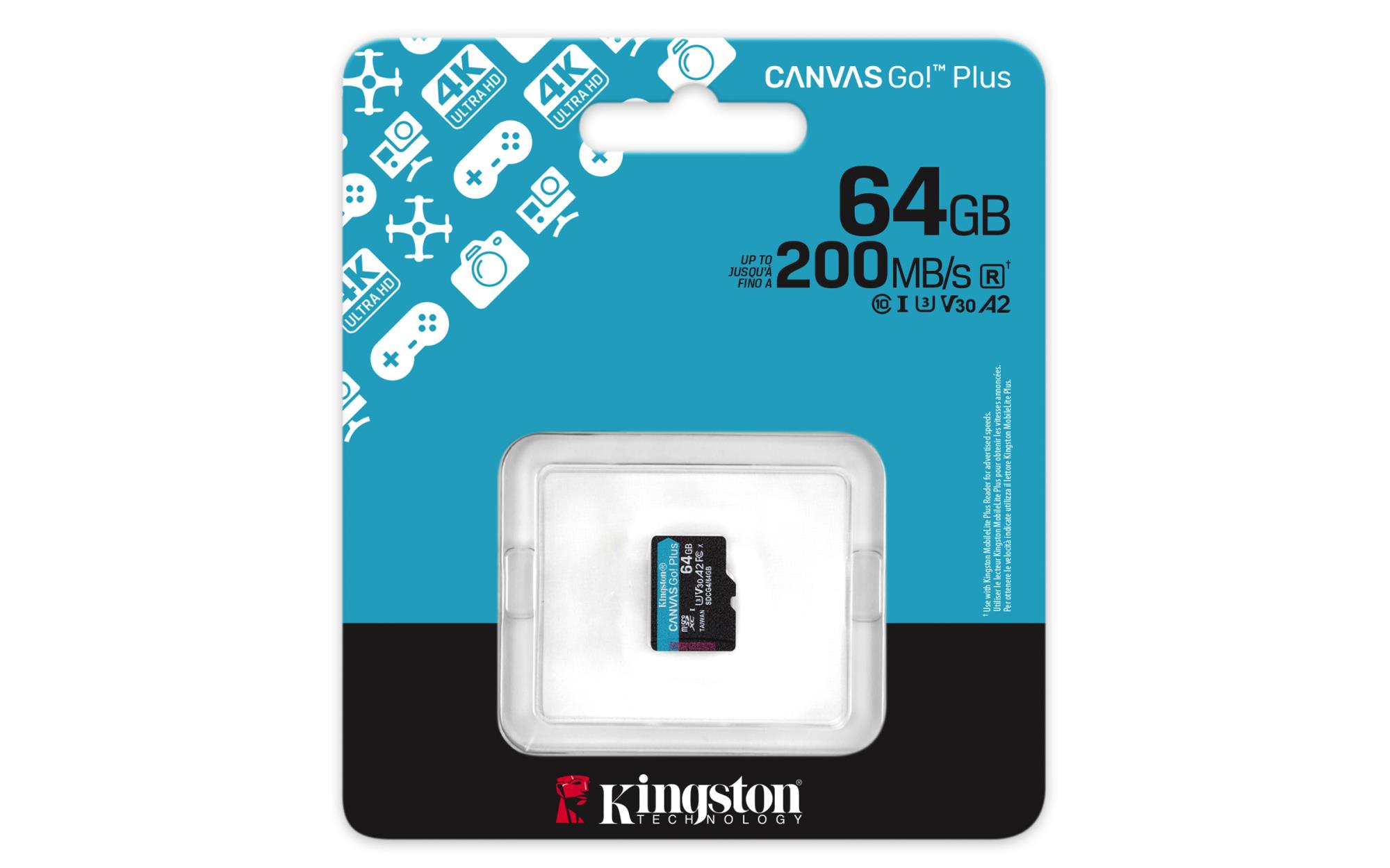 MEMORY MICRO SDXC 64GB UHS-I/1PACK SDCG4/64GBSP KINGSTON - Image 3