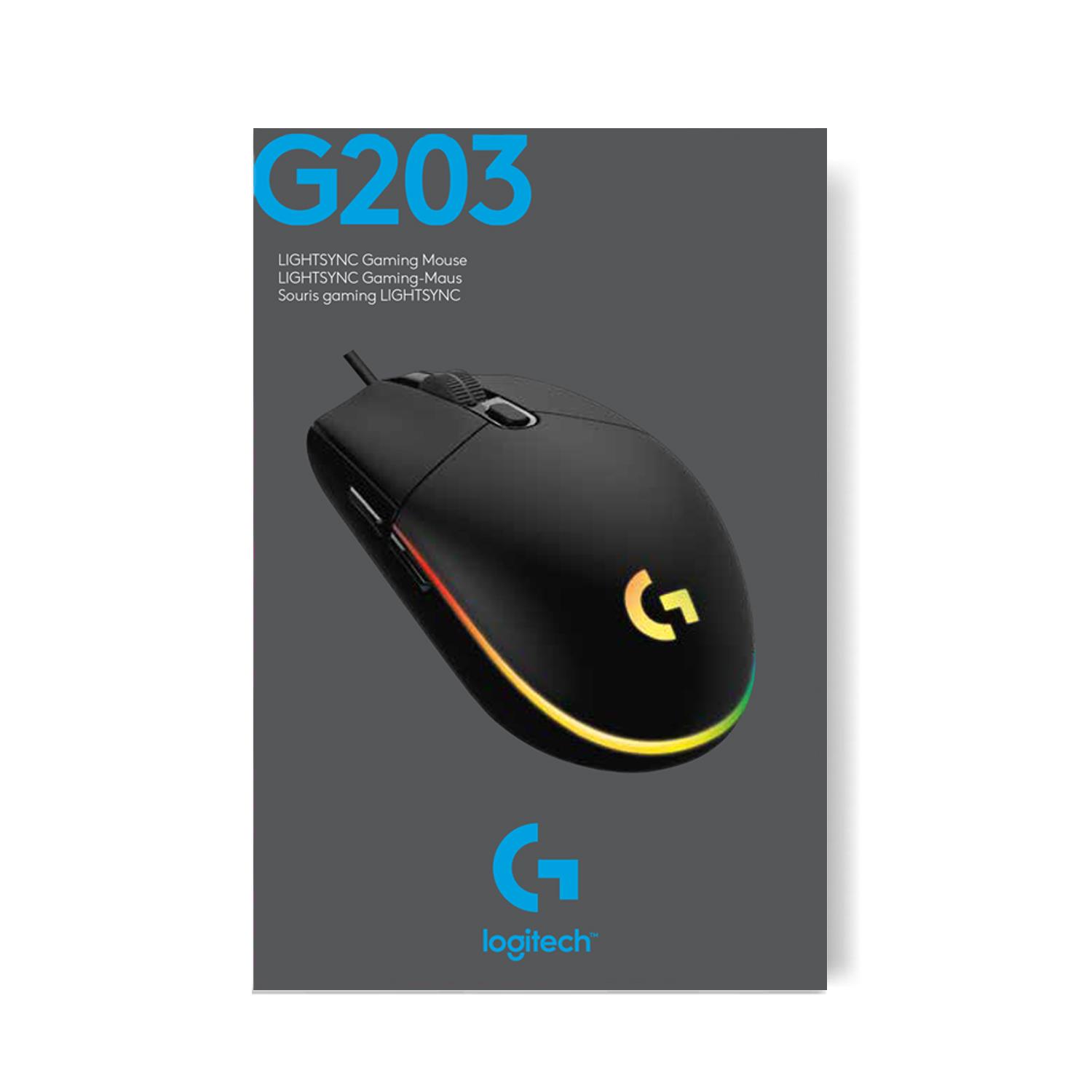 MOUSE USB OPTICAL G203/BLACK 910-005796 LOGITECH - Image 14