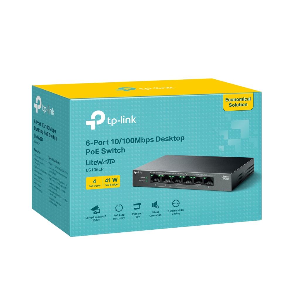 Switch TP-LINK LS106LP PoE ports 4 LS106LP - Image 8