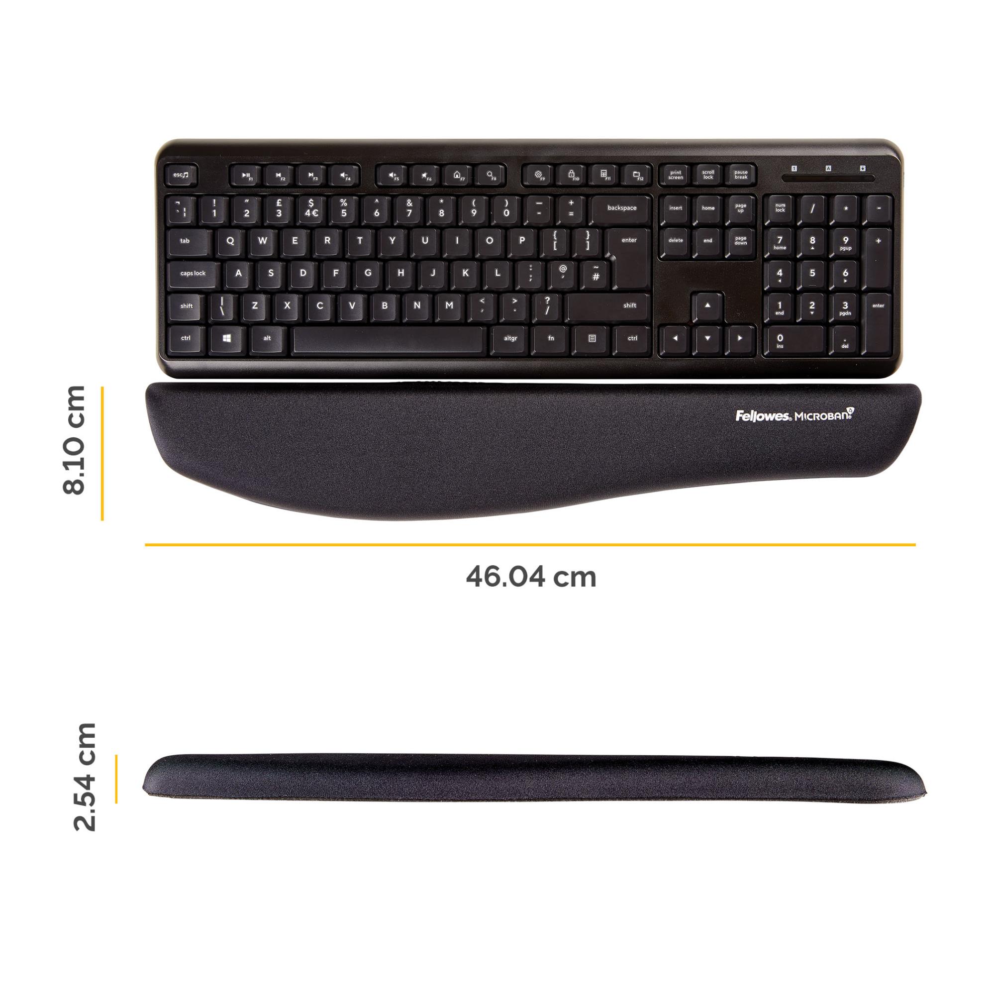 KEYBOARD ACC WRIST SUPPORT/BLACK 9252103 FELLOWES - Image 3