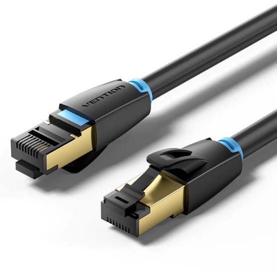 PATCH CABLE CAT.8 SFTP/10M BLACK IKABL VENTION