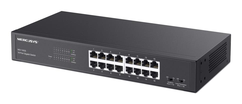 Switch MERCUSYS MS116GS 16x10Base-T / 100Base-TX / 1000Base-T MS116GS - Image 6