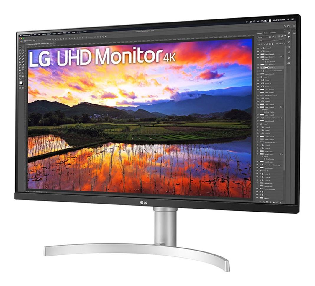 LCD Monitor LG 32UN650K-W 31.5" 4K Panel IPS 3840x2160 16:9 5 ms Speakers Height adjustable Tilt 32UN650K-W - Image 3