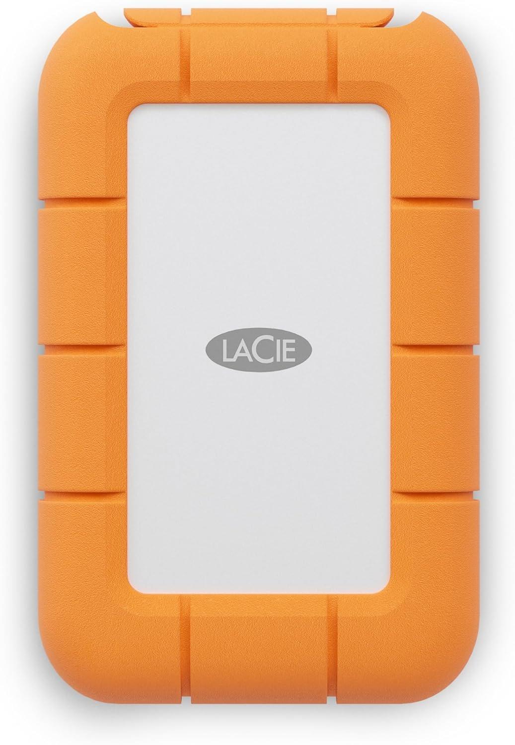 External SSD LACIE 1TB USB-C Write speed 2000 MBytes/sec Read speed 2000 MBytes/sec STMF1000400 - Image 4
