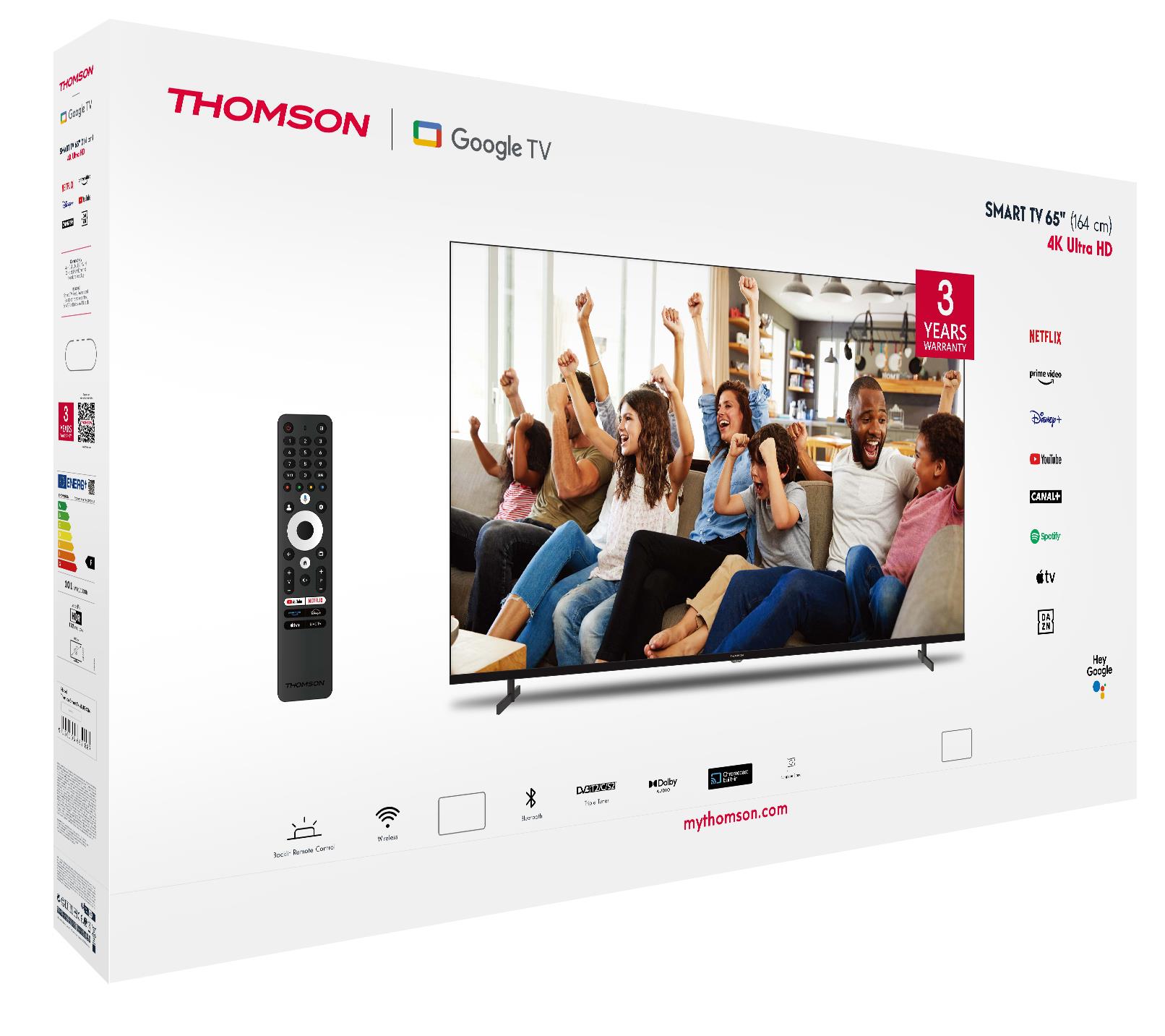 TV Set THOMSON 65 " 4K Ultra HD 3840 x 2160 pixels Flat 16:9 LED 65UG4S14 - Image 6