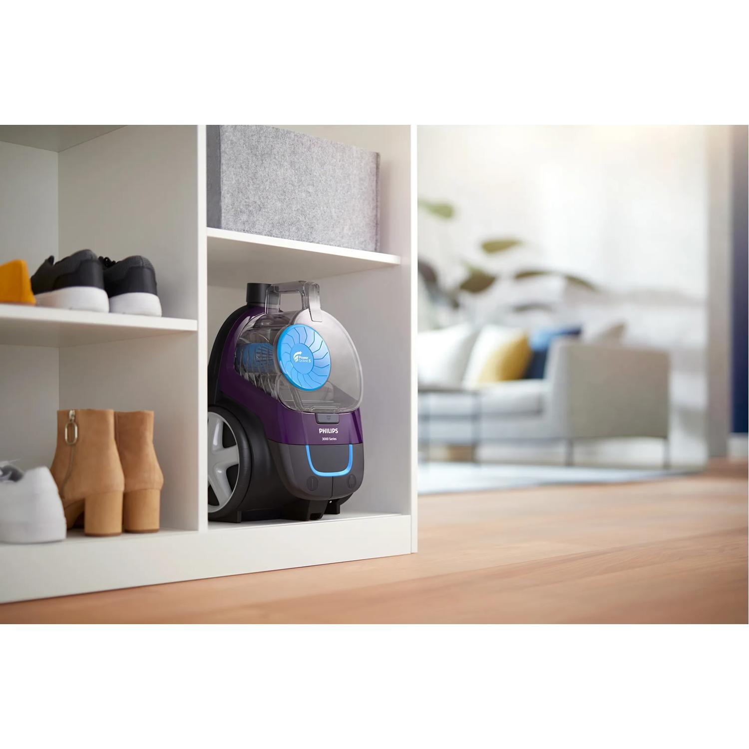 Vacuum Cleaner PHILIPS Canister/Bagless 750 Watts Capacity 1.5 l Noise 76 dB Purple Weight 4.5 kg FC9333/09 - Image 12