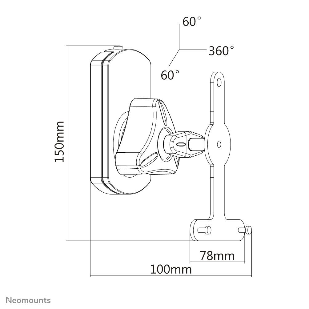 SPEAKER ACC MOUNT WHITE/SONOS NM-WS130WHITE NEOMOUNTS - Image 4