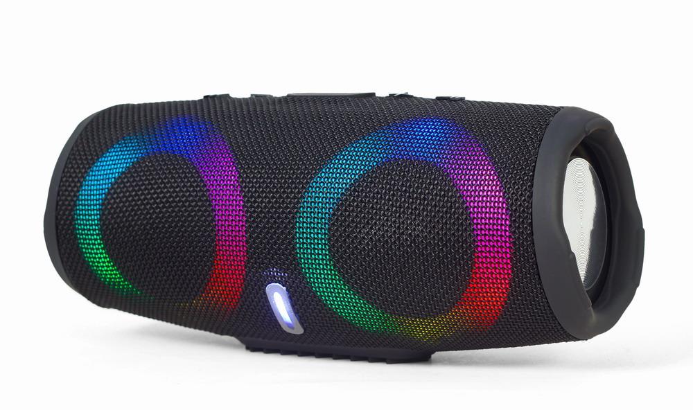 Portable Speaker GEMBIRD Black Portable/Wireless 1xAudio-In 1xUSB 2.0 1xMicroSD Card Slot Bluetooth SPK-BT-LED-02 - Image 5