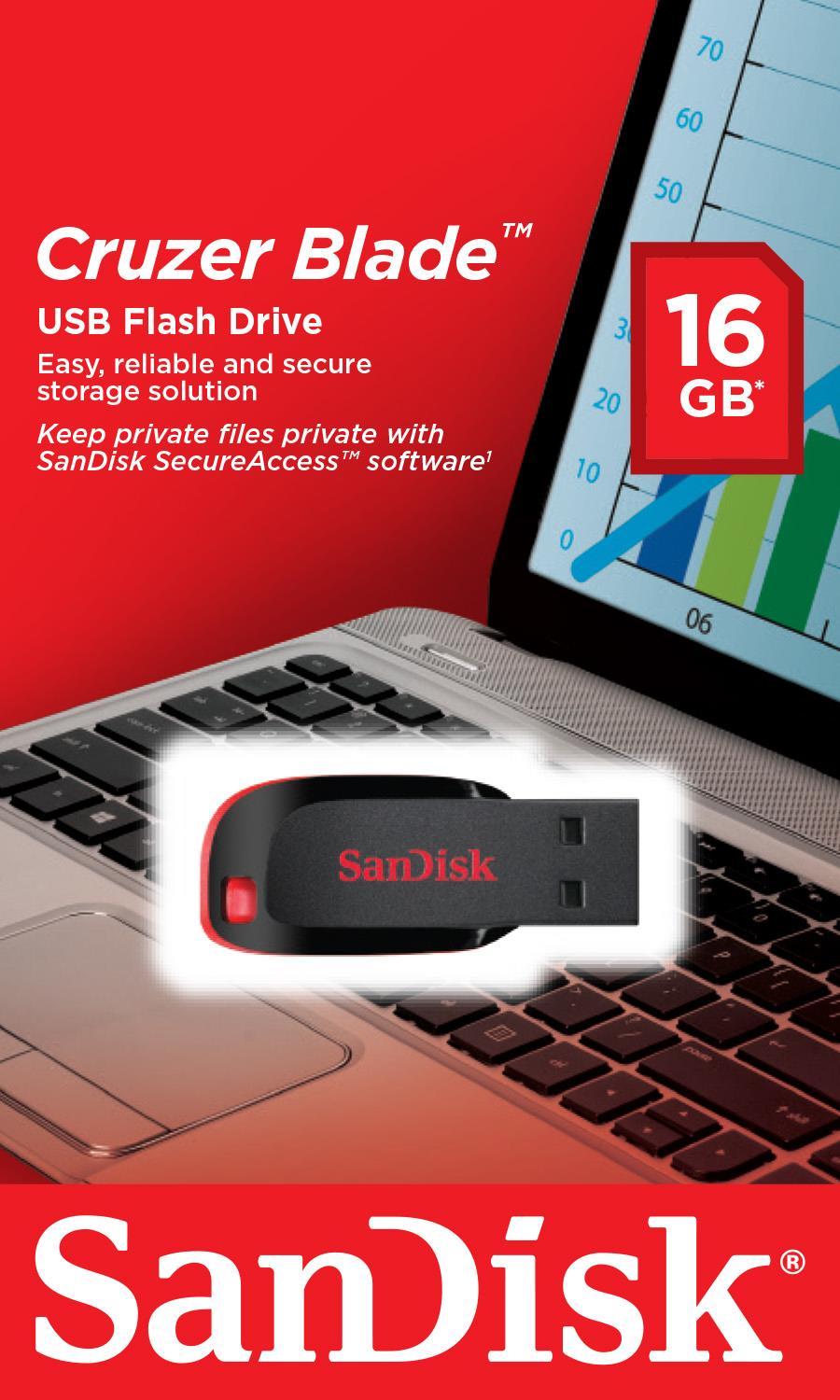 MEMORY DRIVE FLASH USB2 16GB/SDCZ50-016G-B35 SANDISK - Image 2