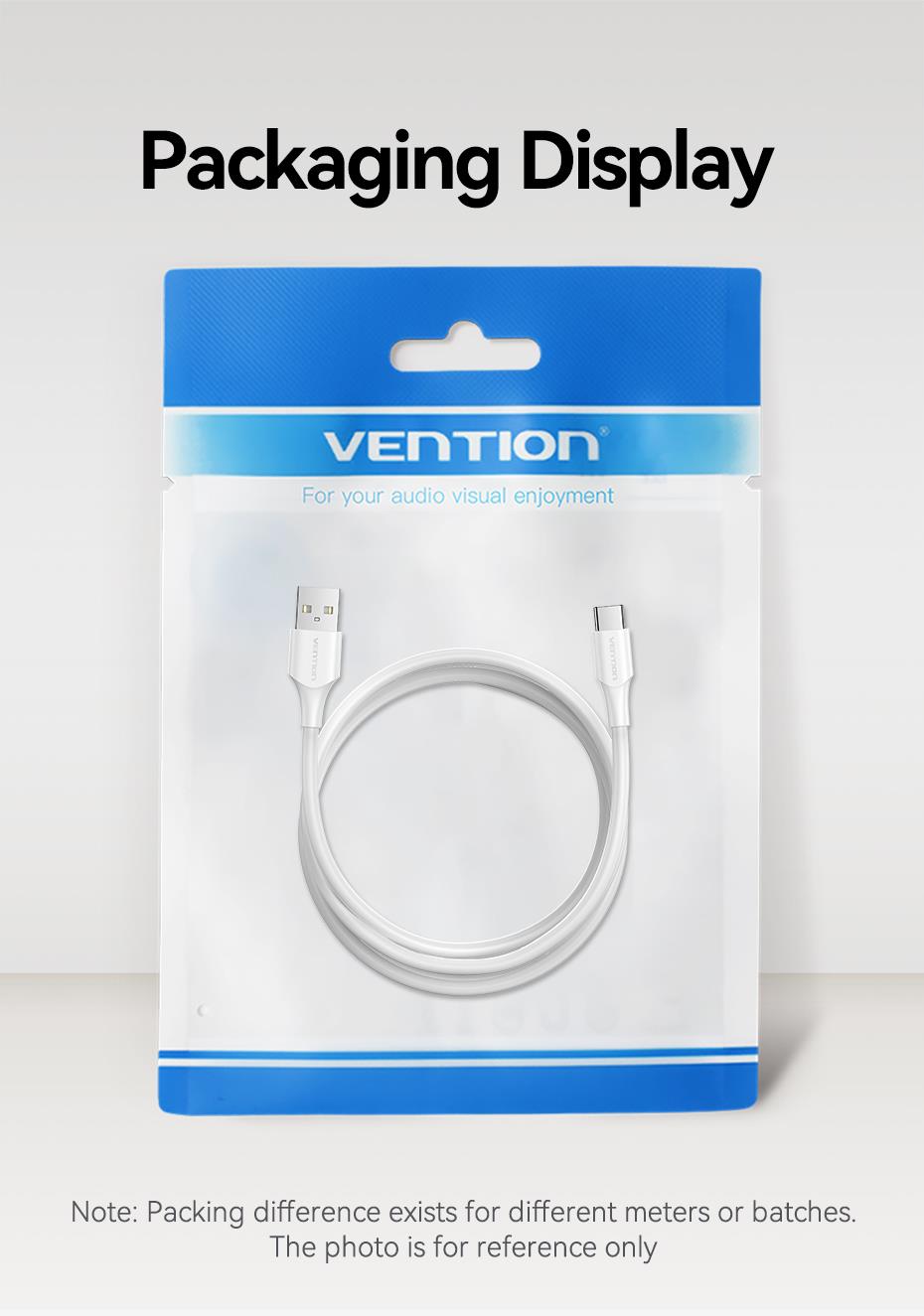 CABLE USB-C TO USB2.0/1.5M WHITE CTHWG VENTION - Image 20