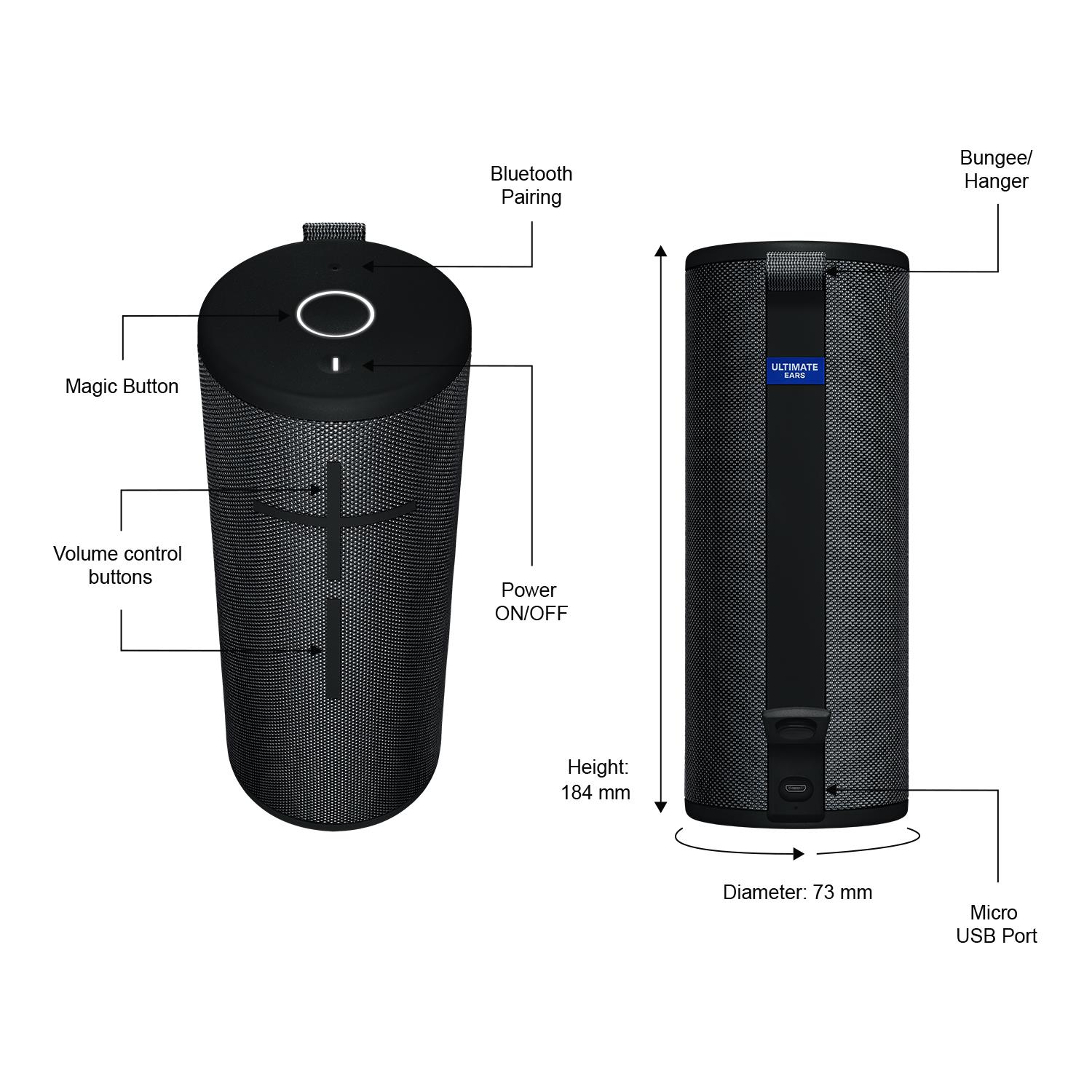 Portable Speaker LOGITECH Waterproof Black 984-001360 - Image 14