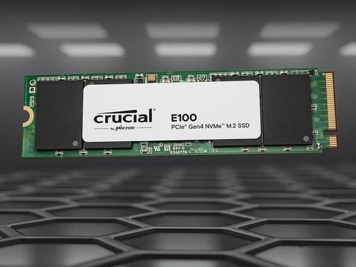 SSD CRUCIAL E100 1TB M.2 NVMe 3D NAND Write speed 3000 MBytes/sec Read speed 5000 MBytes/sec CT1000E100SSD8 - Image 4