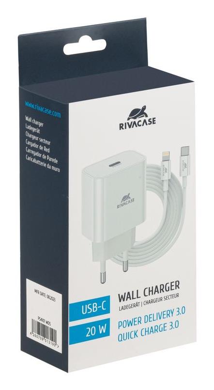 MOBILE CHARGER WALL/WHITE PS4101 WD5 RIVACASE - Image 5
