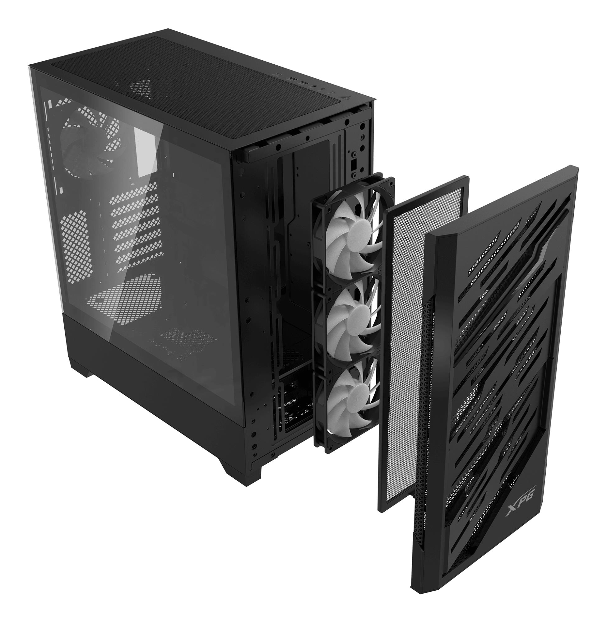 Case ADATA STARKER AIR BTF MidiTower ATX EATX MicroATX MiniITX Colour Black STARKERAIRBTFMTA-BKCWW - Image 17