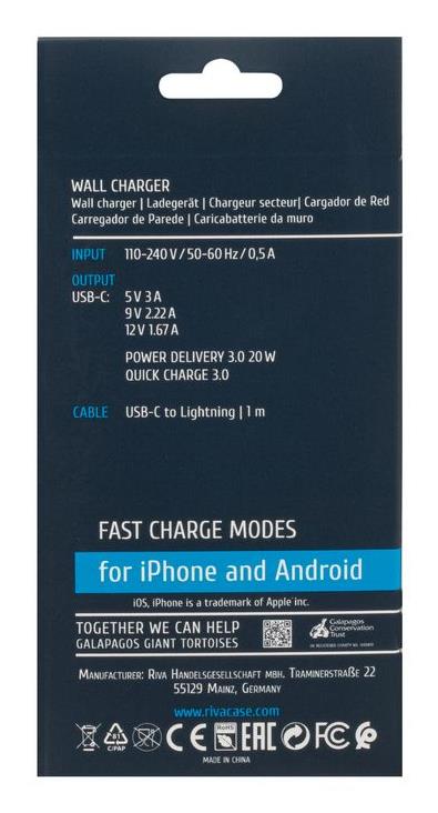 MOBILE CHARGER WALL/WHITE PS4101 WD5 RIVACASE - Image 7