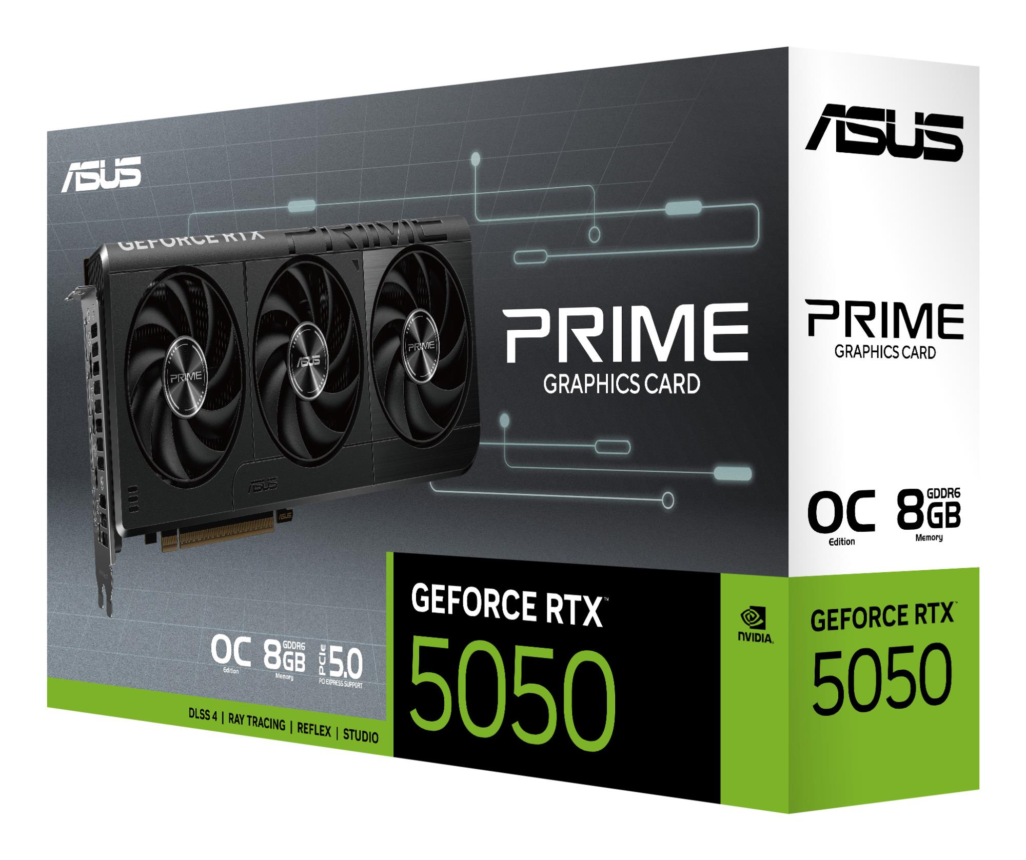 Graphics Card ASUS NVIDIA GeForce RTX 5050 8 GB GDDR6 128 bit PCI Express 5.0 Active PRIME-RTX5050-O8G - Image 14