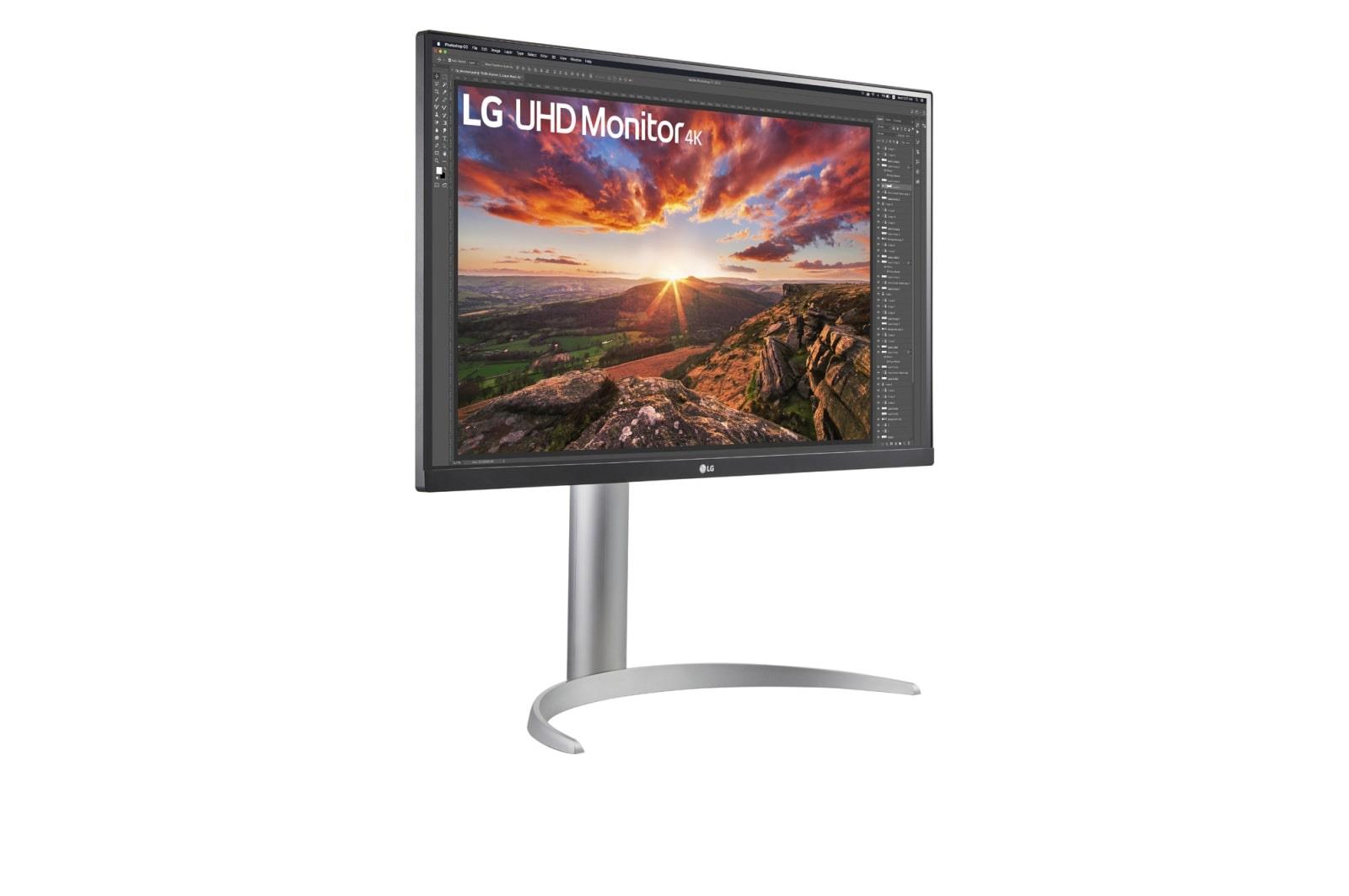 LCD Monitor LG 27UP85NP-W 27" 4K Panel IPS 3840x2160 16:9 5 ms Speakers Swivel Height adjustable Tilt Colour White 27UP85NP-W - Image 3