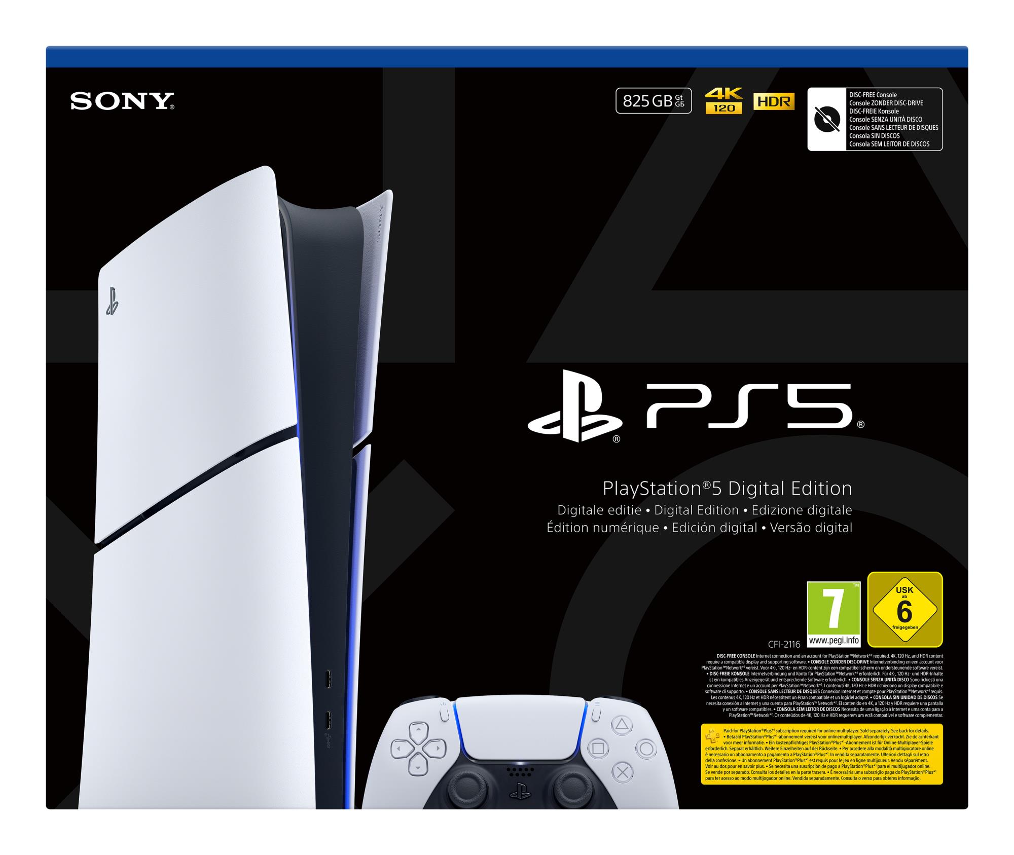 PLAYSTATION 5 CONSOLE SLIM DIG/825GB E-CH. 711719020844 SONY - Image 3