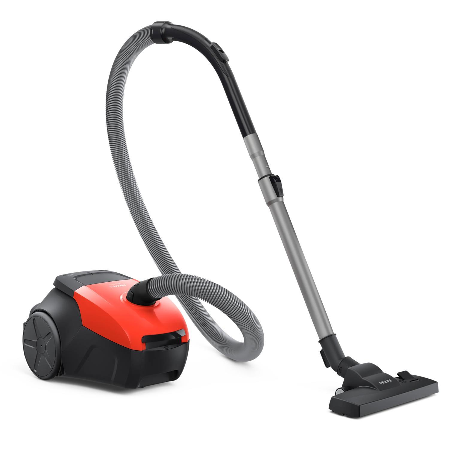 Vacuum Cleaner PHILIPS Input power 800 W Dust capacity 3 L Cylinder vacuum Cleaning type Dry Dust container Dust bag Colour Black/Red XD1111/10 - Image 5