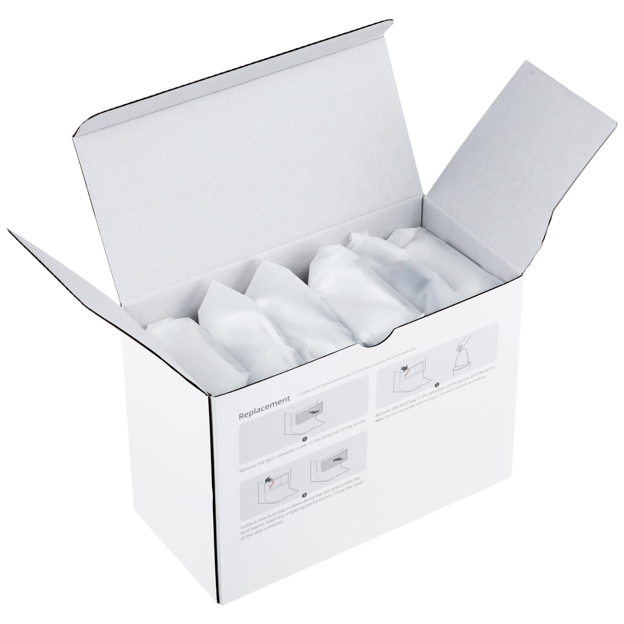 Vacuum Cleaner Accessory ROBOROCK Disposable Dust Bag 6pcs White For Qrevo/Qrevo MaxV/S8 MaxV Ultra/S8 Max Ultra/Qrevo S/Qrevo Pro/Qrevo Master/Qrevo Curv 8.02.0239 - Image 3