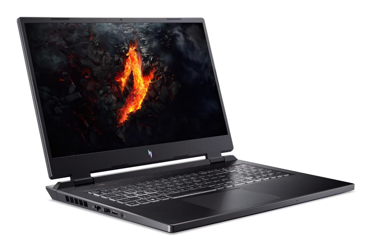 Notebook ACER Nitro AN17-42 CPU Ryzen 7 8845HS 3800 MHz 17.3" 1920x1080 RAM 16GB DDR5 SSD 1TB NVIDIA GeForce RTX 4060 8GB ENG Windows 11 Home Black 3.1 kg NH.QPAEL.001 - Image 2