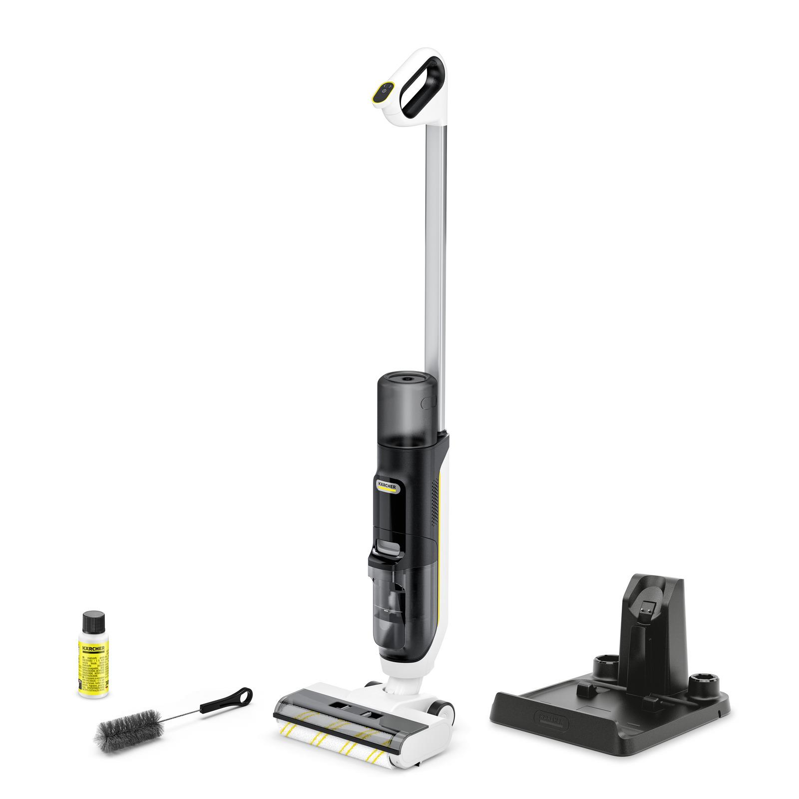 Vacuum Cleaner KARCHER Three-in-one floor cleaner FCV 3 Dry&wet 2-in-1 stick vacuum White Bagless Battery 1.056-122.0 - Image 5